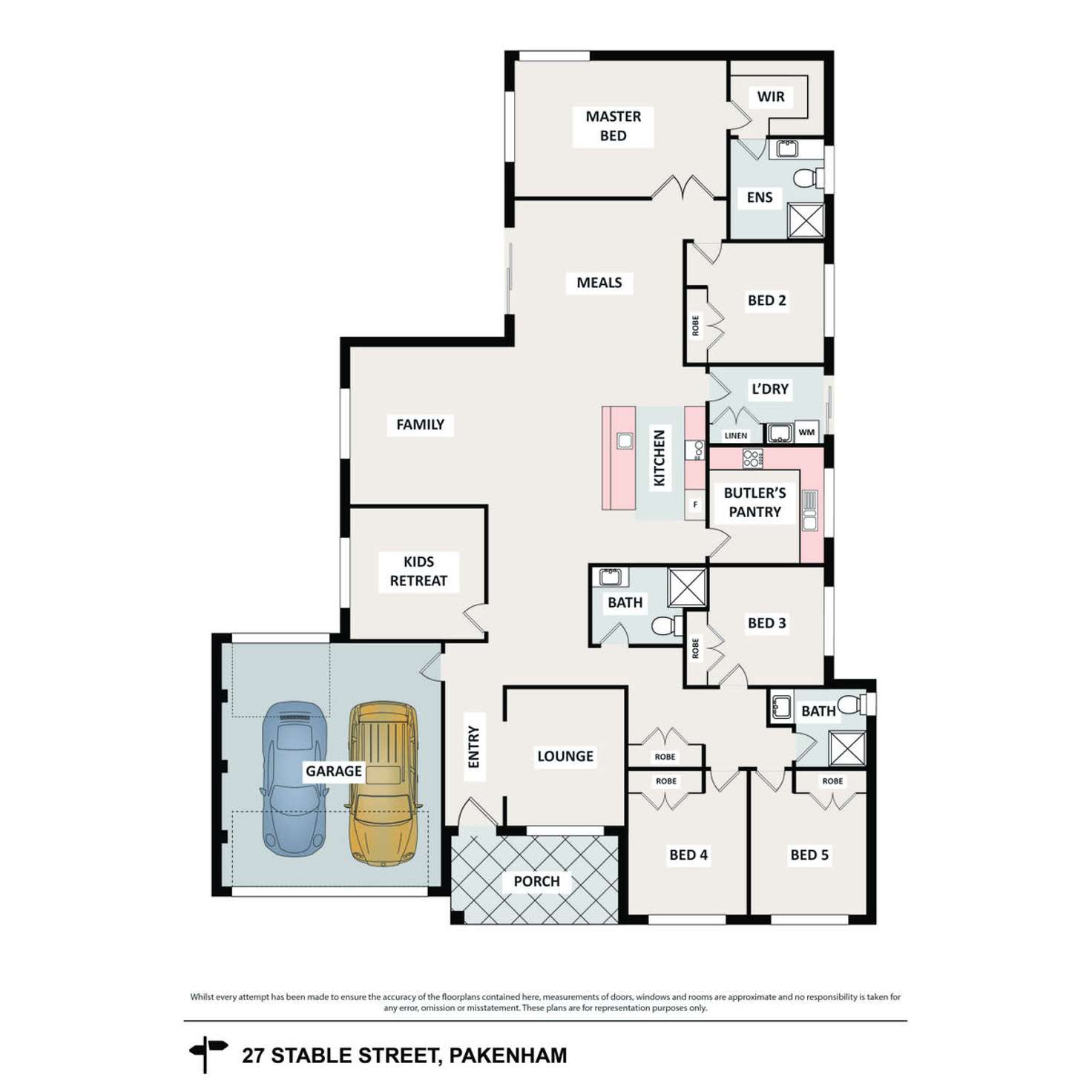 Floorplan of Homely house listing, 27 Stable Street, Pakenham VIC 3810