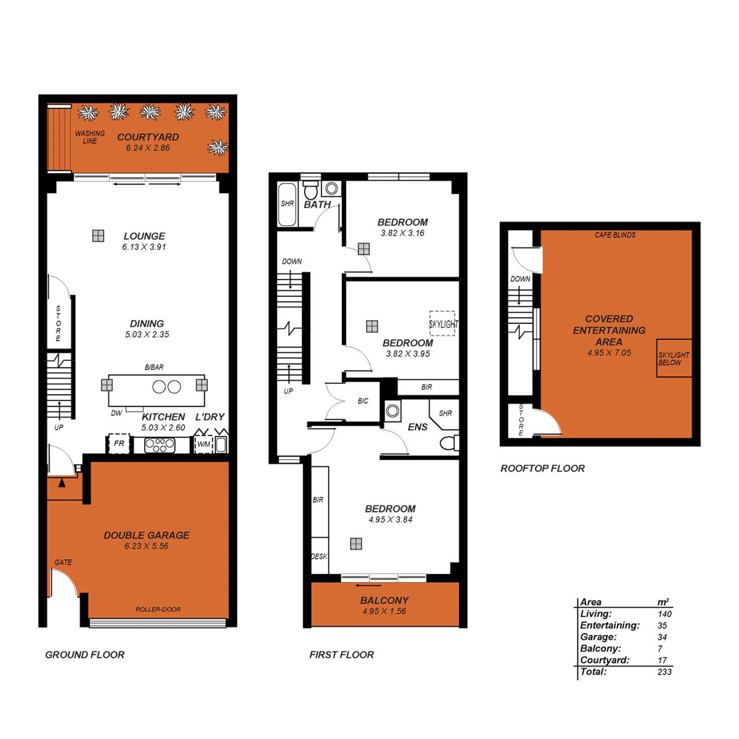 Floorplan of Homely townhouse listing, 33/211-219 Gilles Street, Adelaide SA 5000