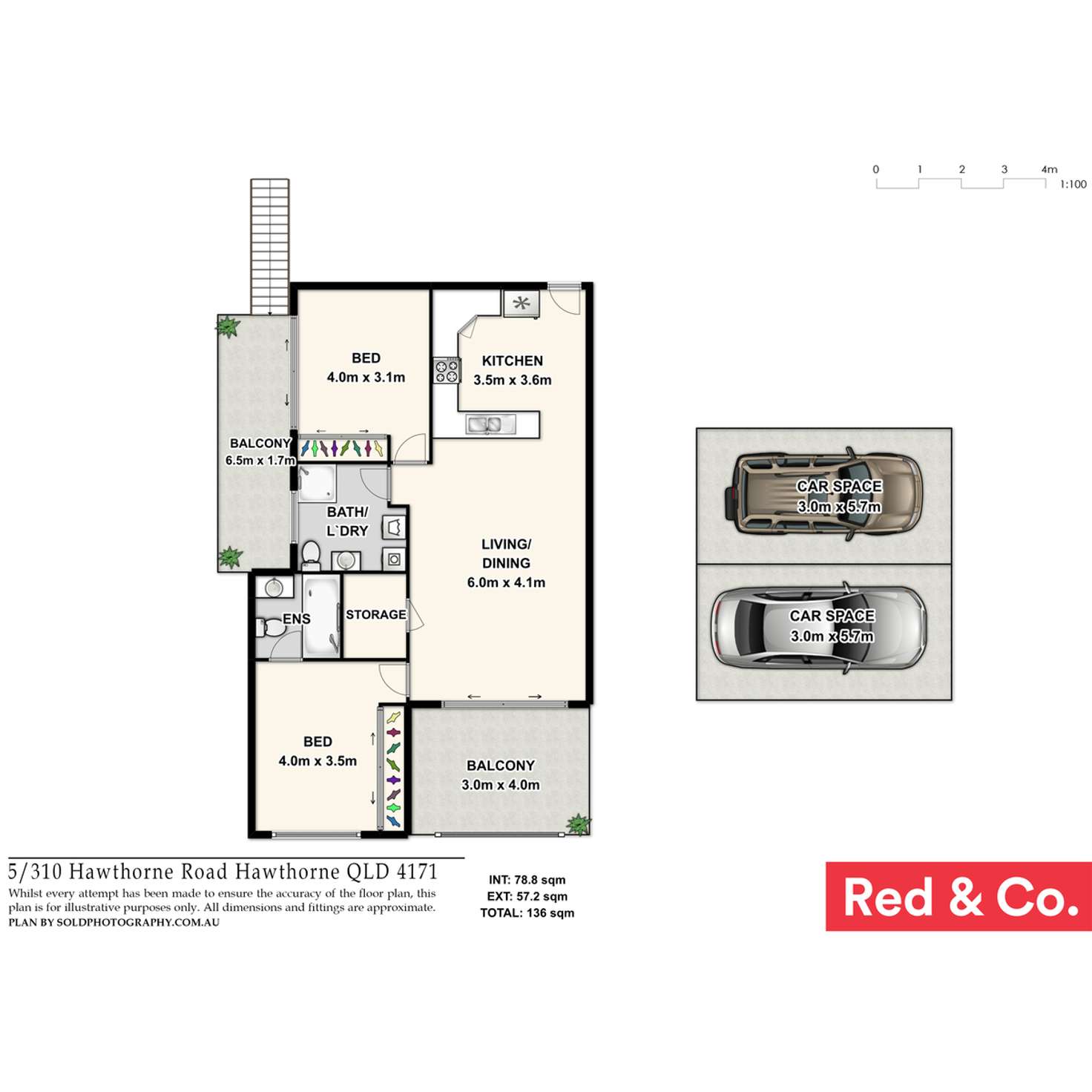 Floorplan of Homely apartment listing, 5/310 Hawthorne Road, Hawthorne QLD 4171