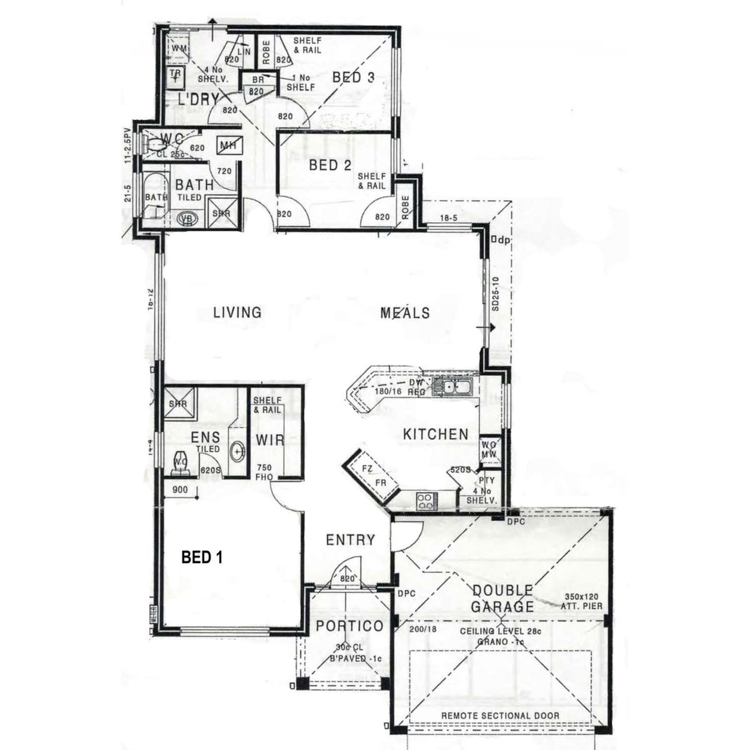 Floorplan of Homely house listing, 7 Dumant Lane, Canning Vale WA 6155