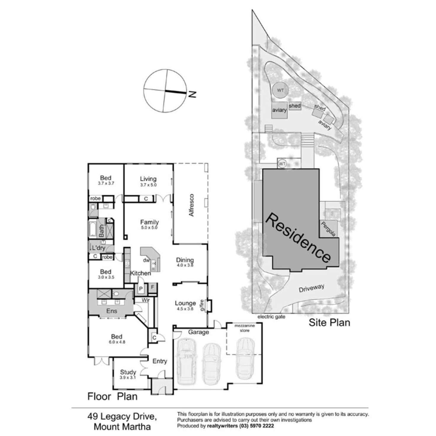 Floorplan of Homely house listing, 49 Legacy Drive, Mount Martha VIC 3934