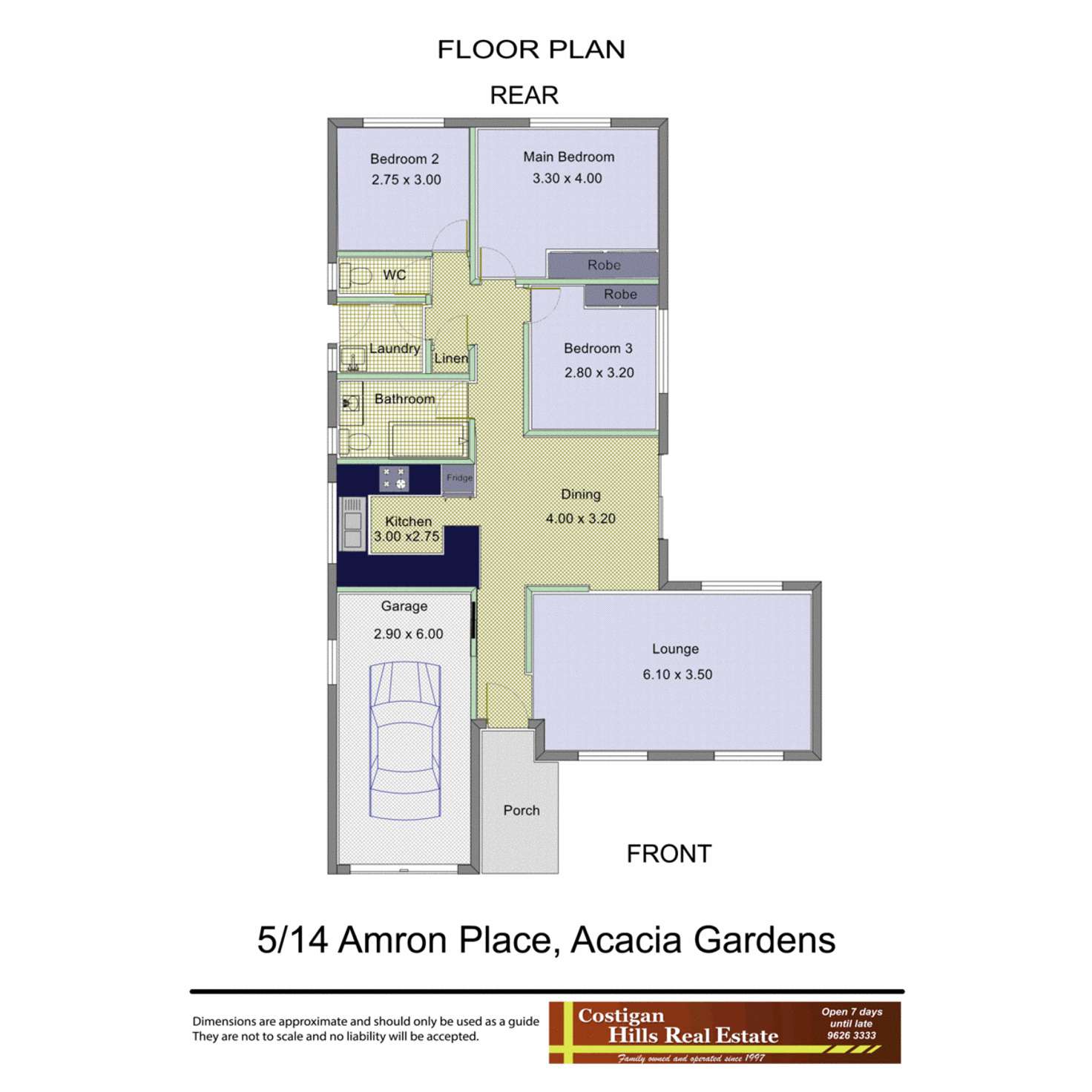 Floorplan of Homely villa listing, 5/14 Amron Place, Acacia Gardens NSW 2763