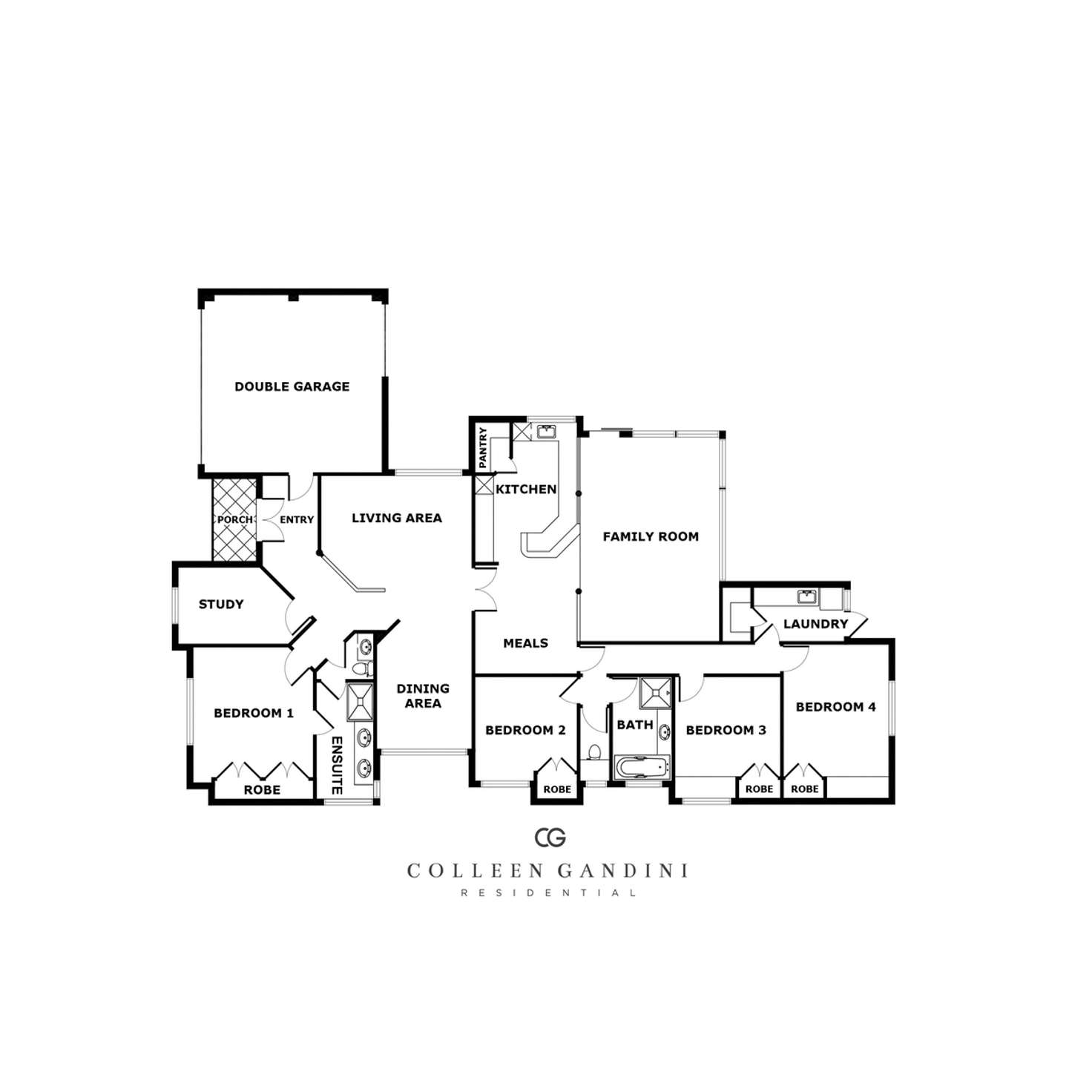 Floorplan of Homely house listing, 13A Dunvegan Road, Applecross WA 6153
