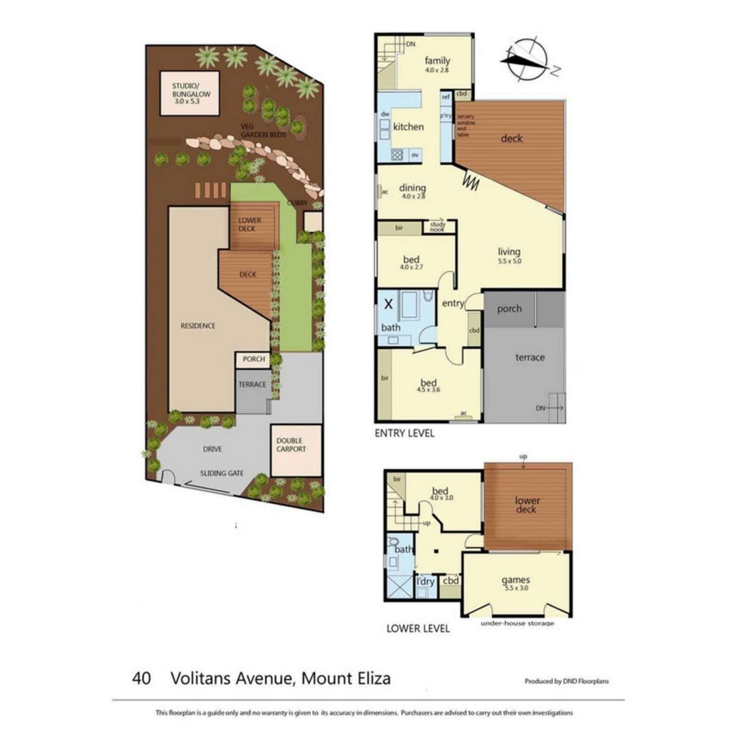 Floorplan of Homely house listing, 40 Volitans Avenue, Mount Eliza VIC 3930