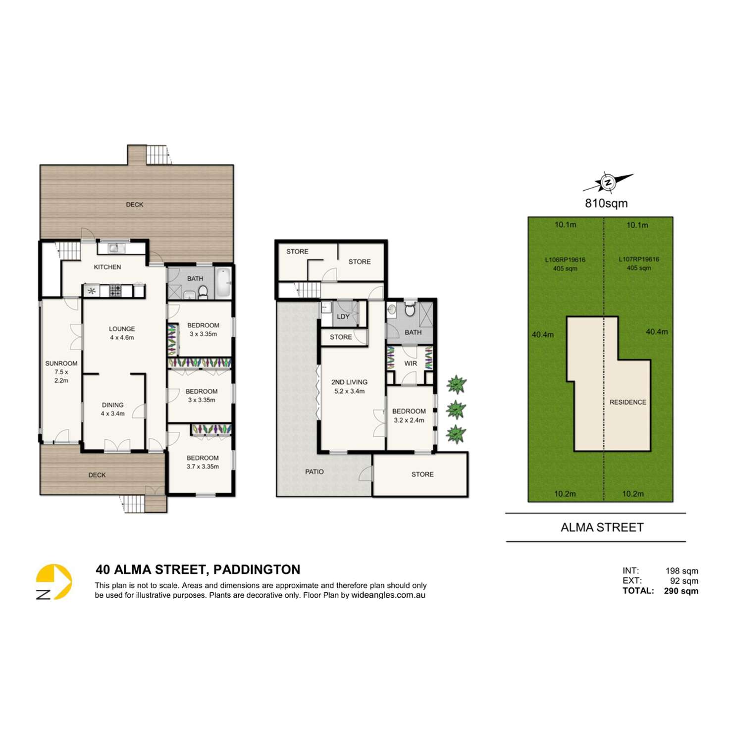 Floorplan of Homely house listing, 40 Alma Street, Paddington QLD 4064