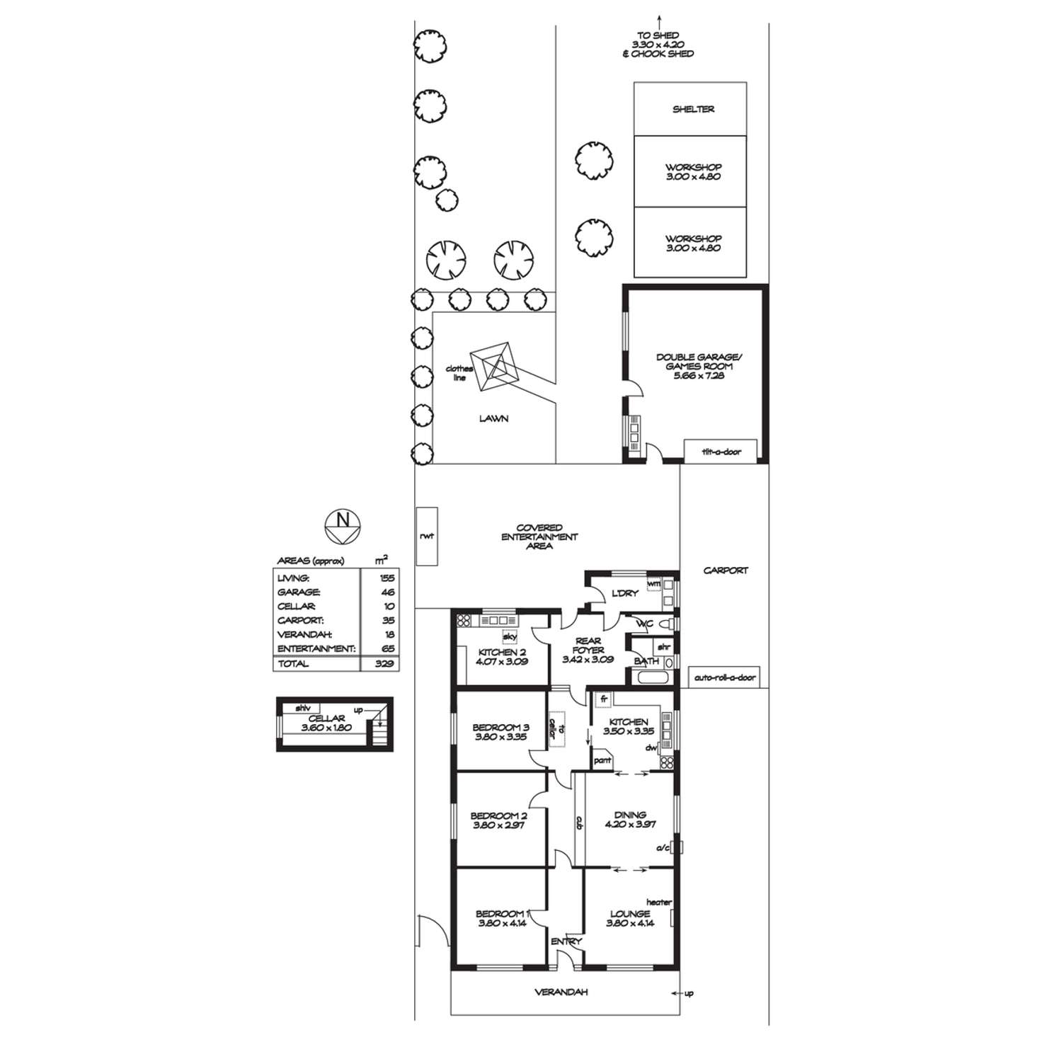 Floorplan of Homely house listing, 11 Bakewell Road, Evandale SA 5069