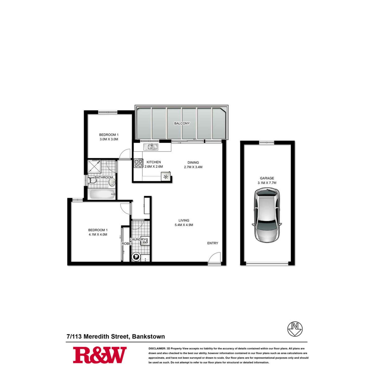 Floorplan of Homely apartment listing, 7/113-115 Meredith Street, Bankstown NSW 2200