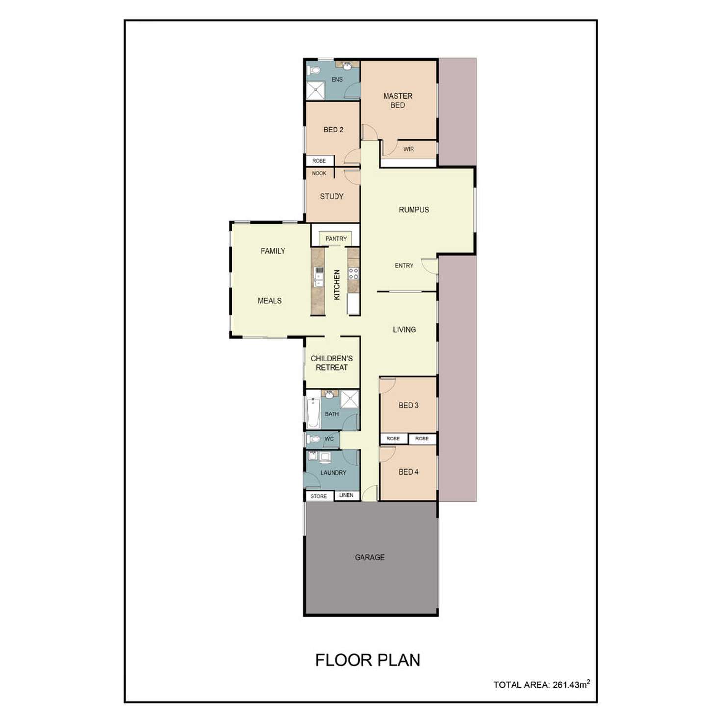 Floorplan of Homely house listing, 58-60 Panorama Drive, Beaudesert QLD 4285