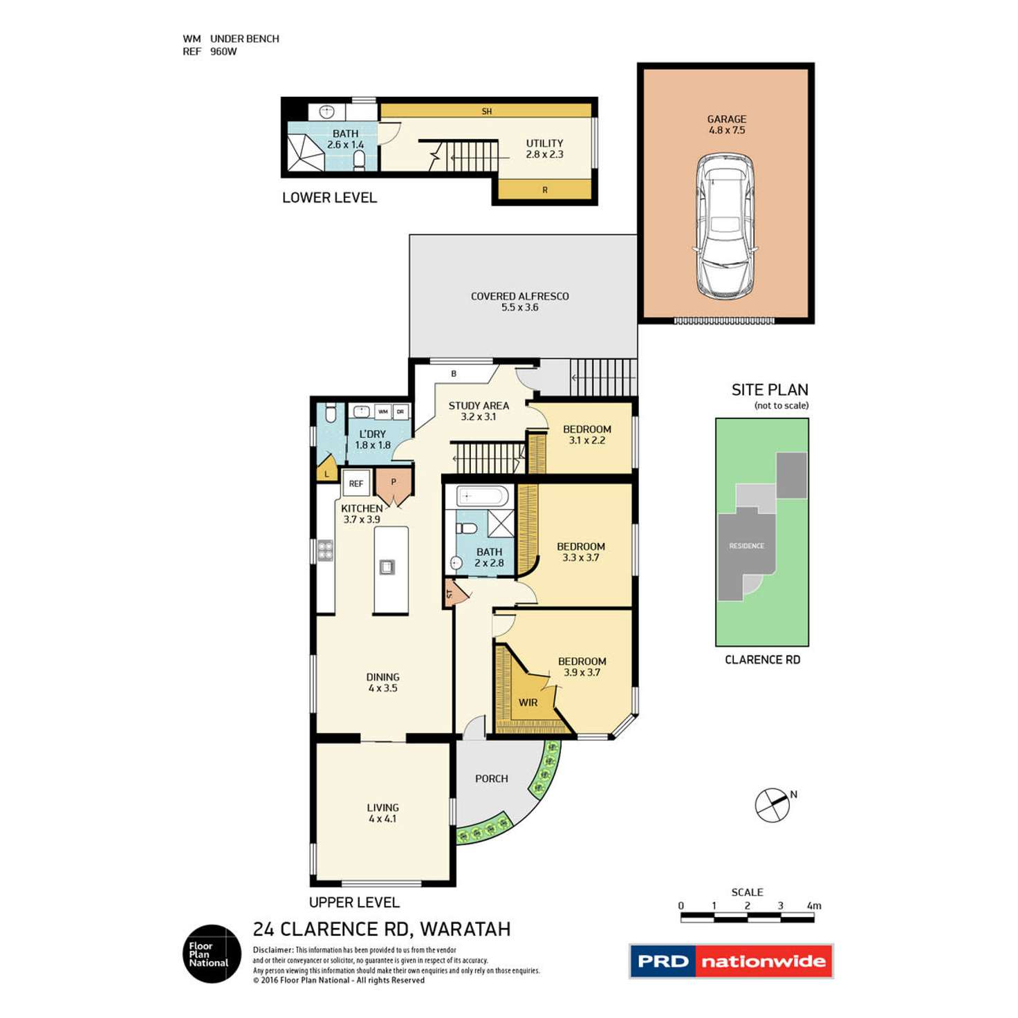 Floorplan of Homely house listing, 24 Clarence Road, Waratah NSW 2298