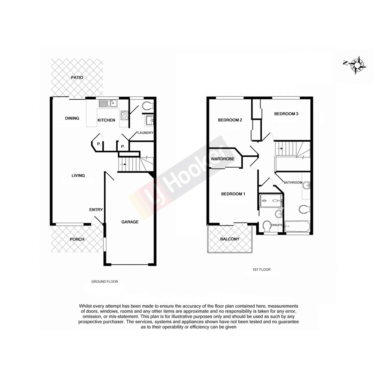 Floorplan of Homely townhouse listing, 27/11 Penny Street, Algester QLD 4115