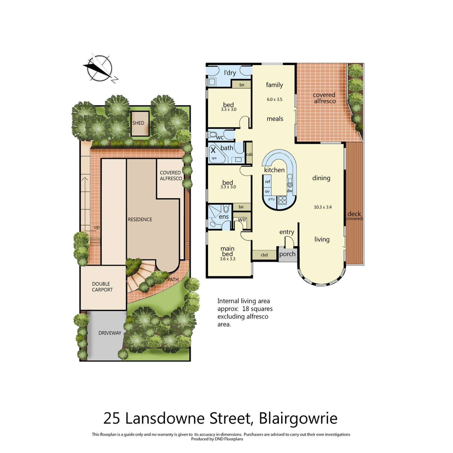 Floorplan of Homely house listing, 25 Lansdowne Street, Blairgowrie VIC 3942