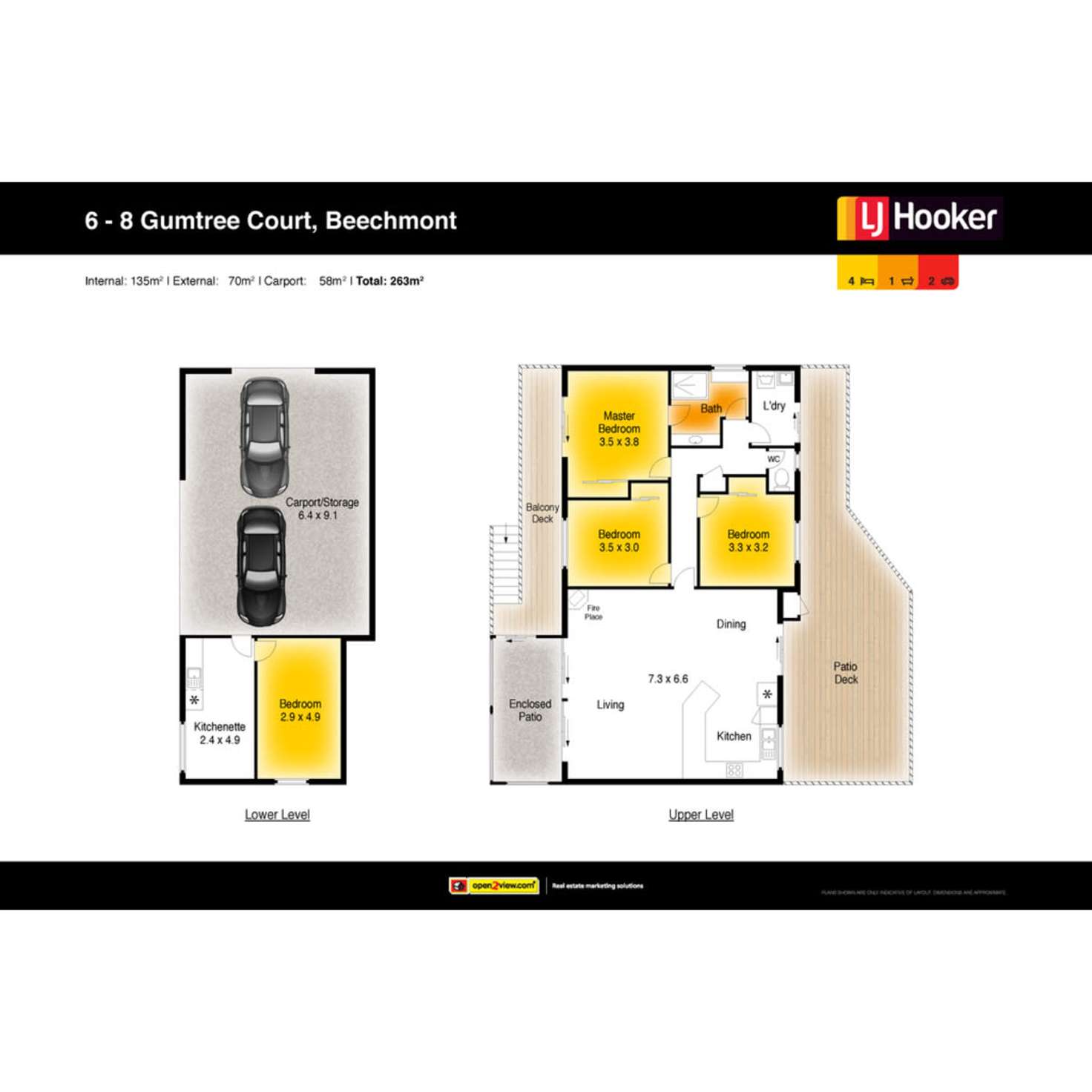 Floorplan of Homely house listing, 6-8 Gumtree Court, Beechmont QLD 4211