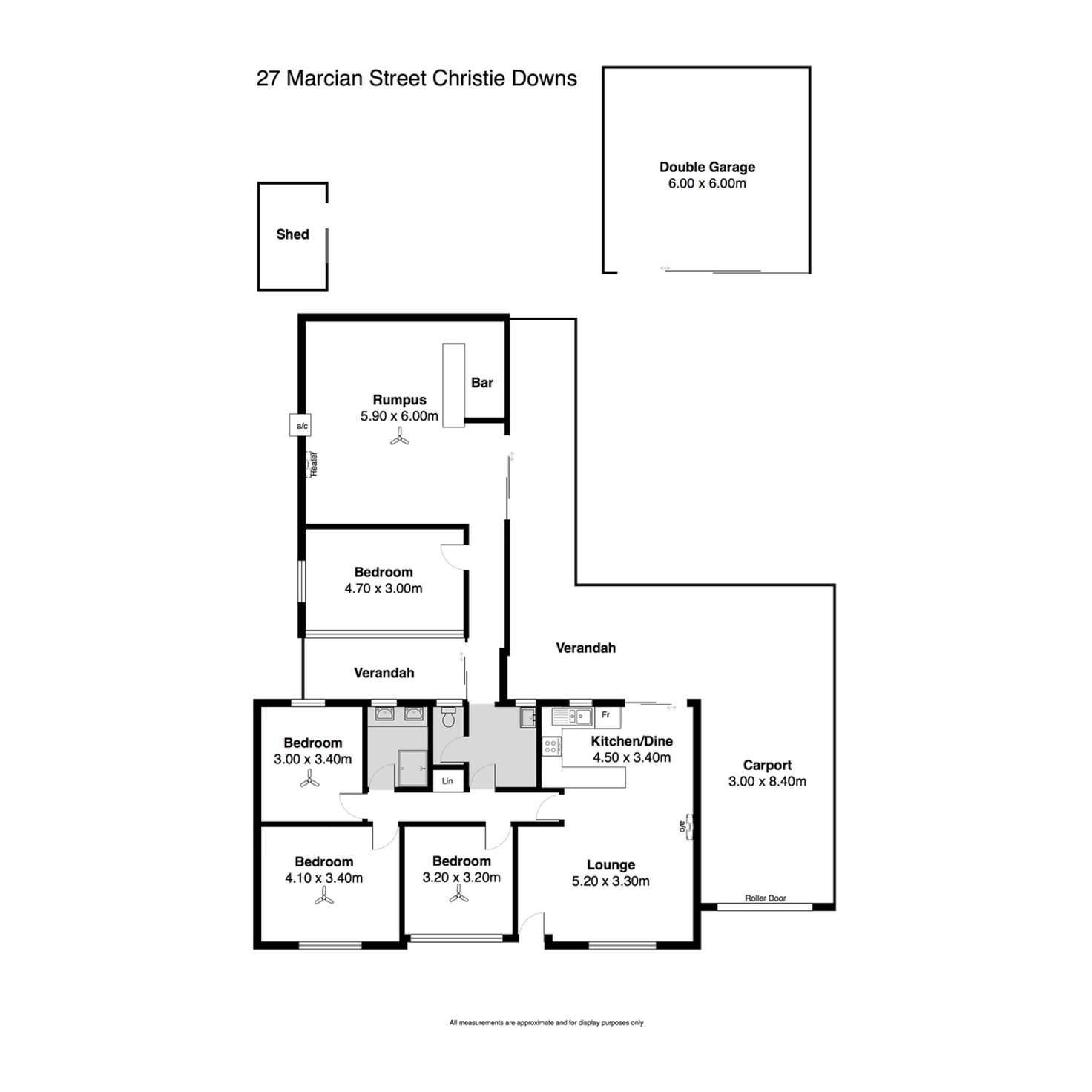 Floorplan of Homely house listing, 27 Marcian Street, Christie Downs SA 5164