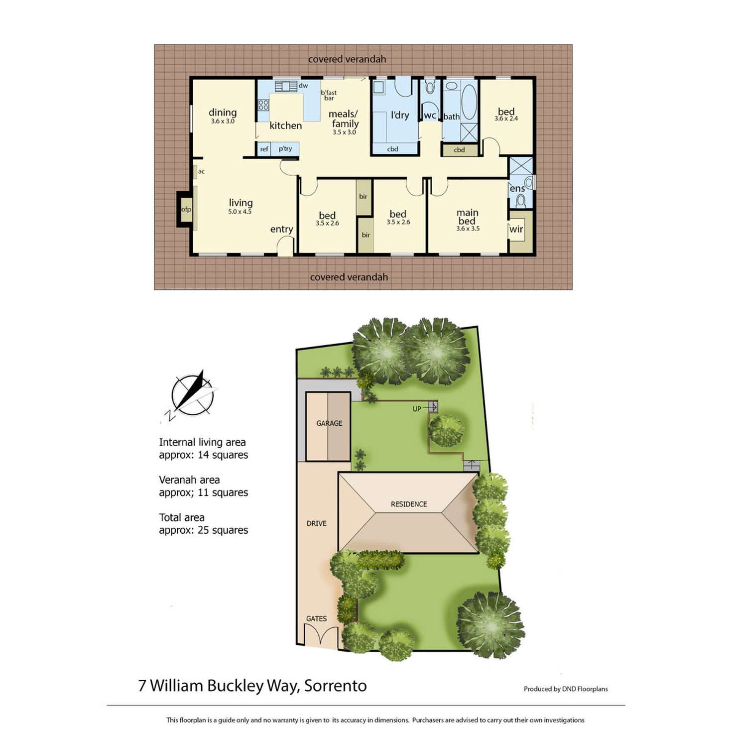 Floorplan of Homely house listing, 7 William Buckley Way, Sorrento VIC 3943