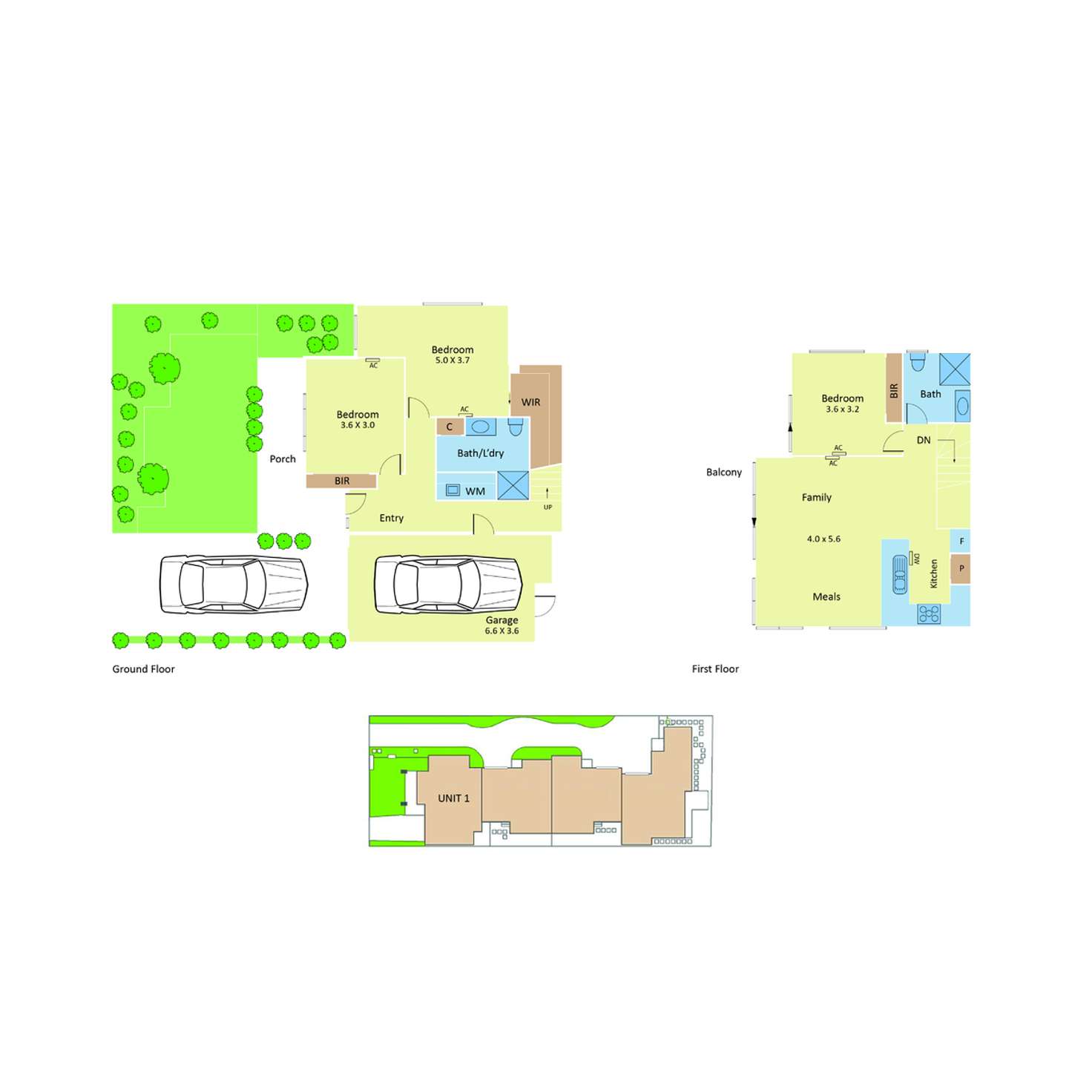 Floorplan of Homely townhouse listing, Unit 1/1 Derreck Avenue, Bulleen VIC 3105