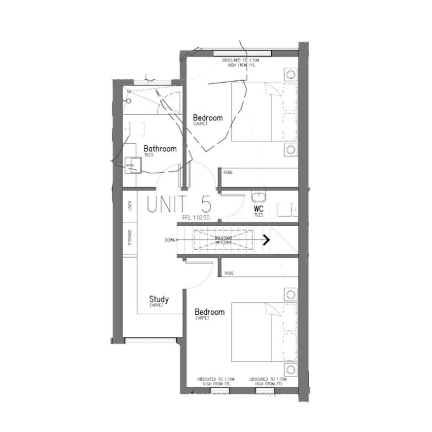 Floorplan of Homely townhouse listing, 5/10 Sherbrook Avenue, Ringwood VIC 3134