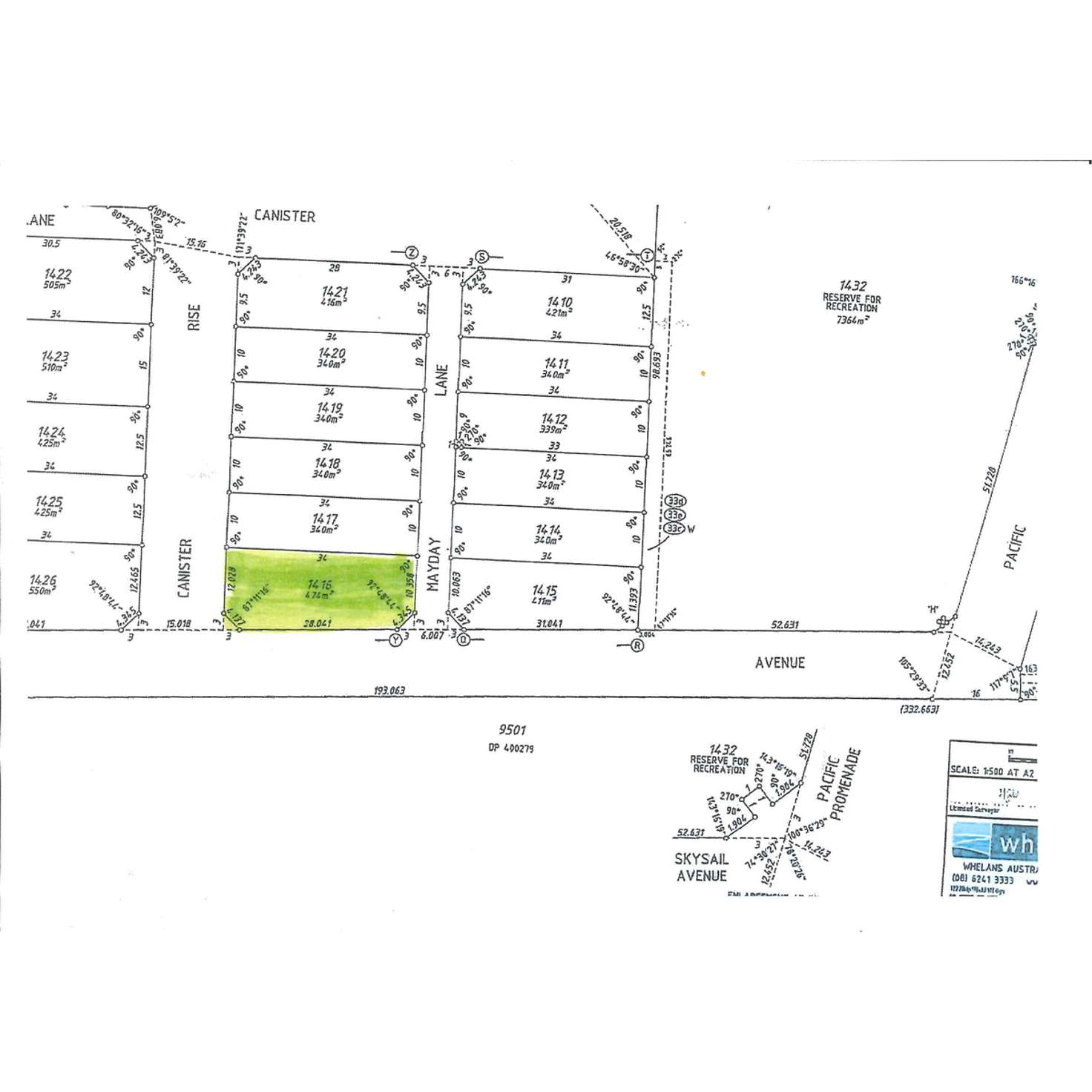 Floorplan of Homely residentialLand listing, 2 Canister Rise, Alkimos WA 6038