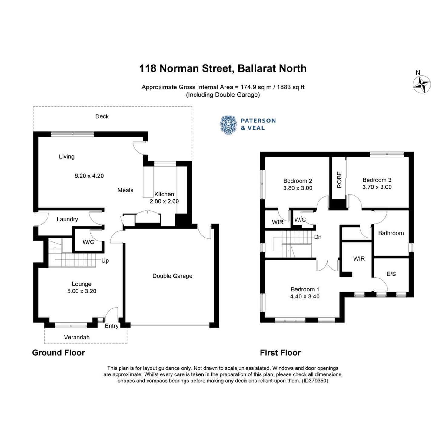 Floorplan of Homely house listing, 118 Norman Street, Ballarat North VIC 3350