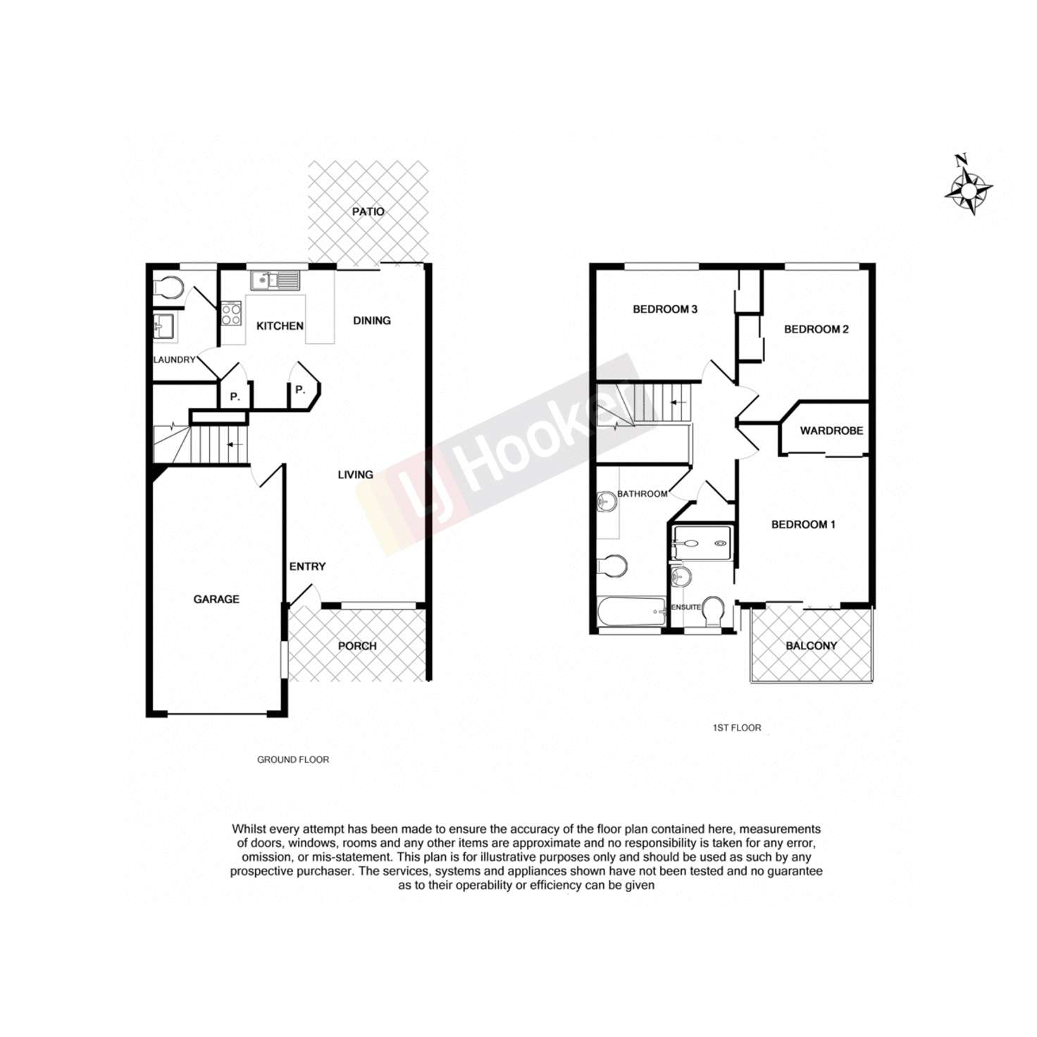 Floorplan of Homely townhouse listing, 12/11 Penny Street, Algester QLD 4115