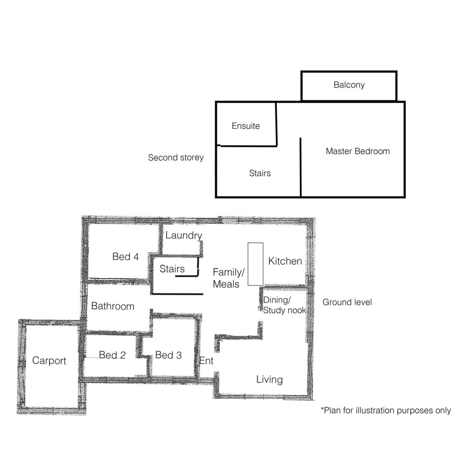 Floorplan of Homely house listing, 4 Jade Grove, Edgewater WA 6027