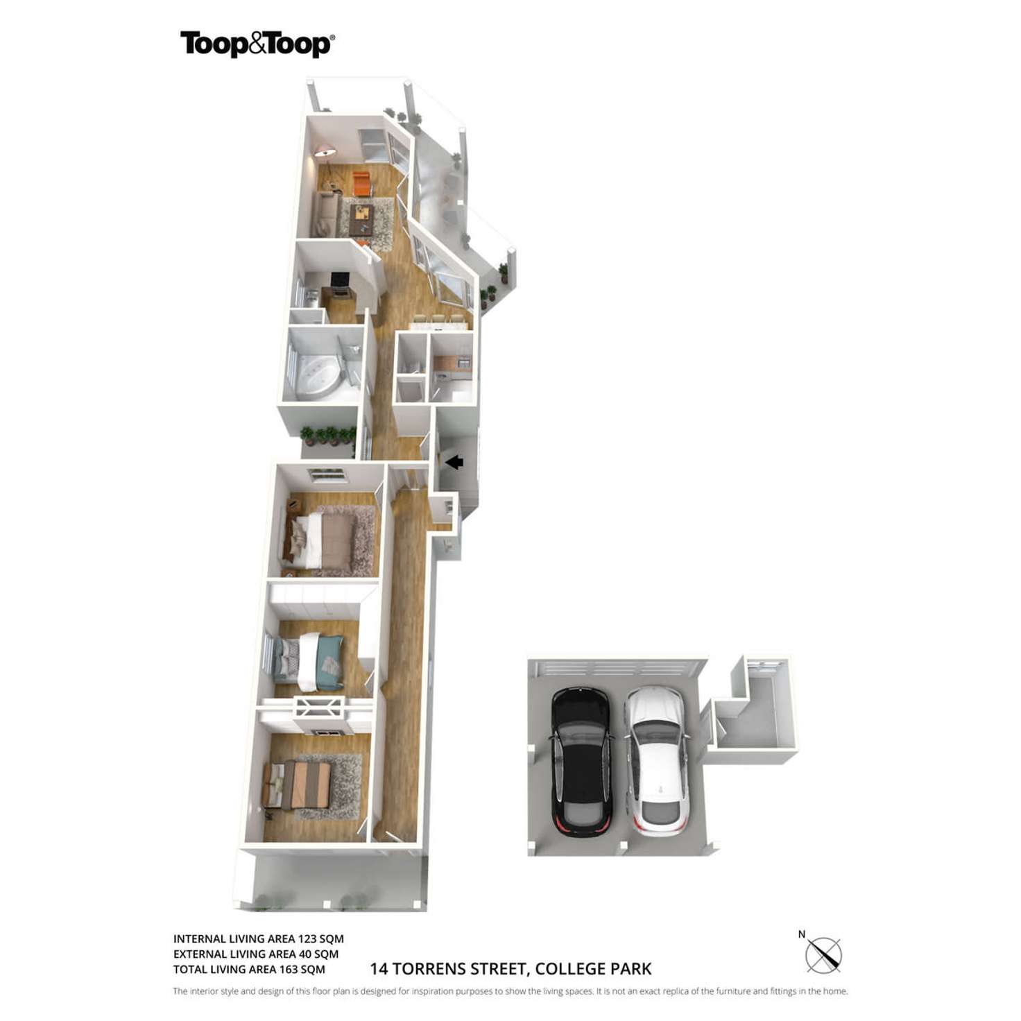 Floorplan of Homely house listing, 14 Torrens Street, College Park SA 5069