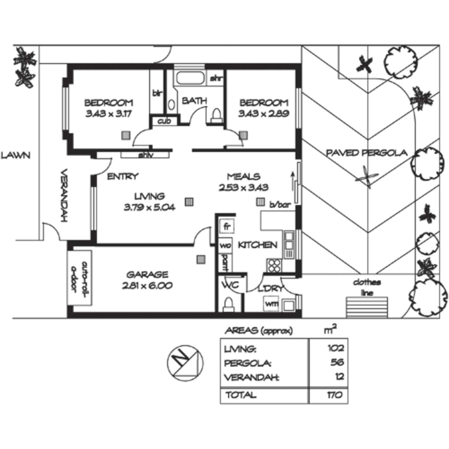 Floorplan of Homely house listing, 58 Wood Avenue, Ridleyton SA 5008