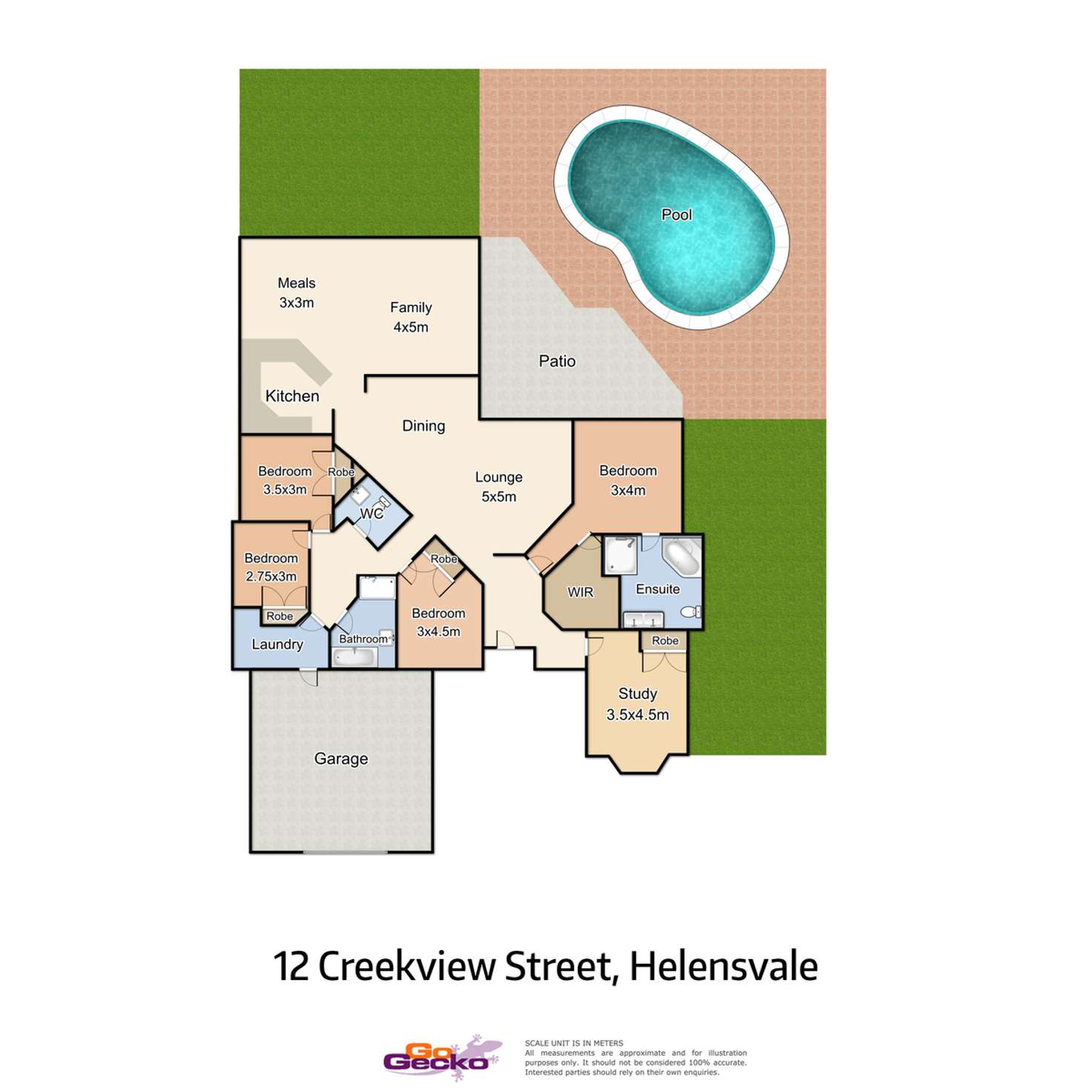 Floorplan of Homely house listing, 12 Creekview Street, Helensvale QLD 4212