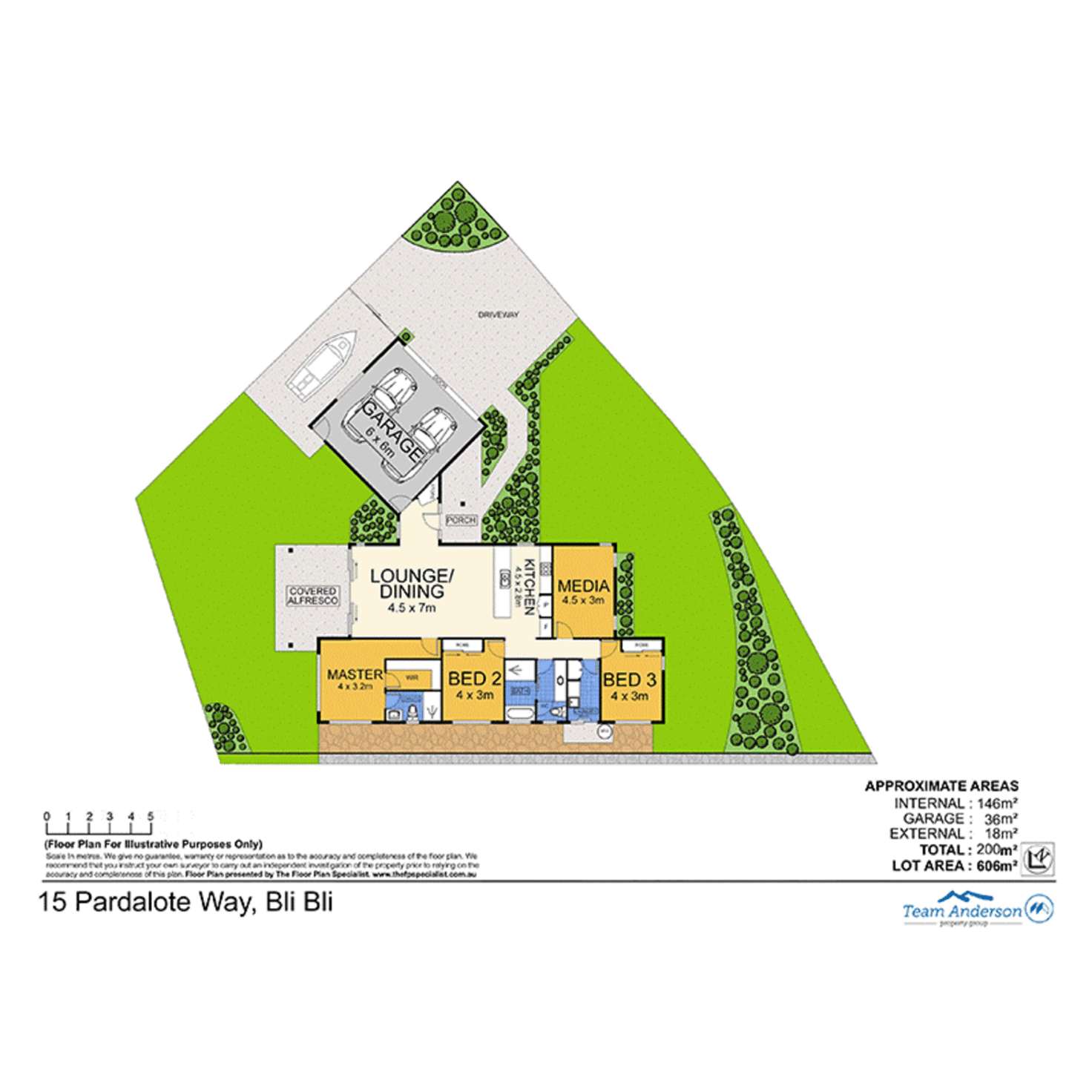 Floorplan of Homely house listing, 15 Pardalote Way, Bli Bli QLD 4560