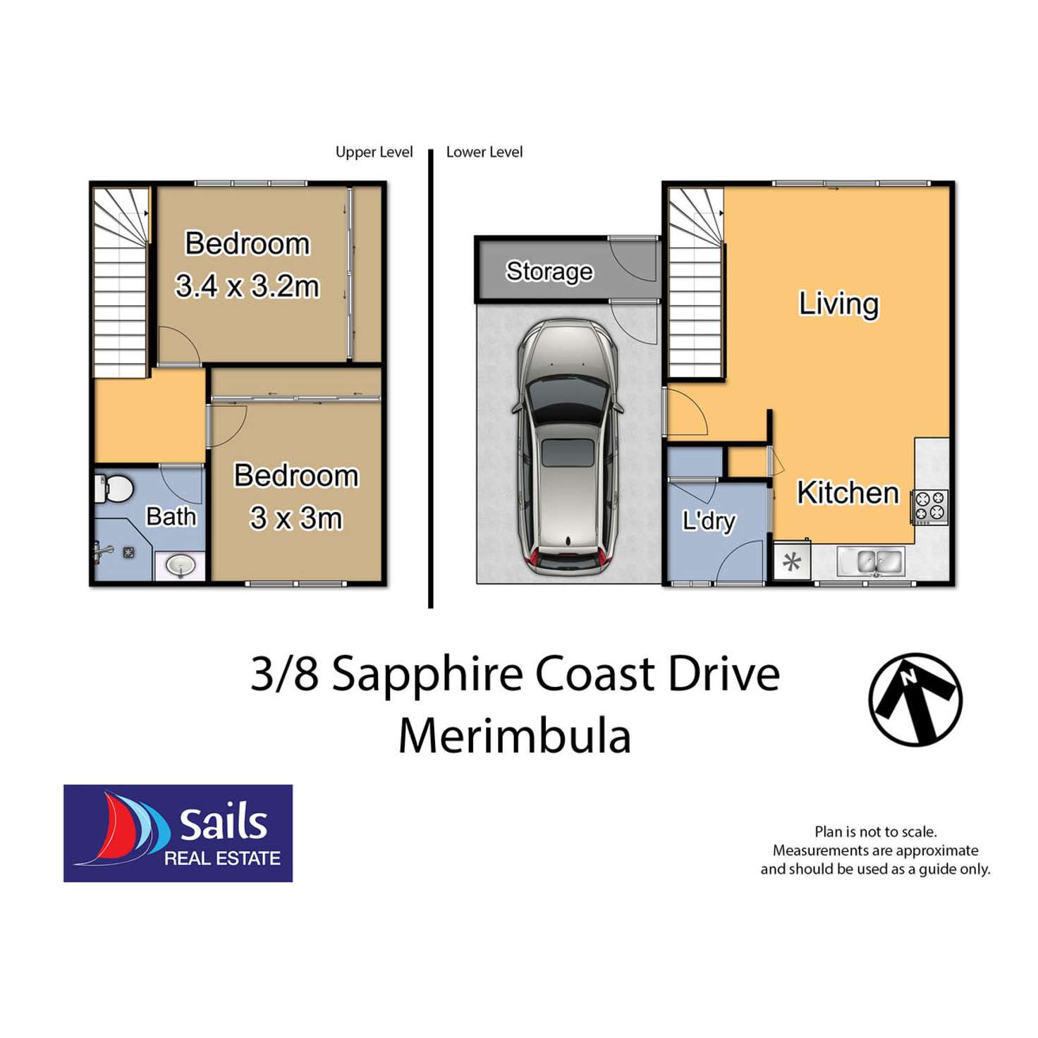 Floorplan of Homely apartment listing, 3/8 Sapphire Coast Drive, Merimbula NSW 2548