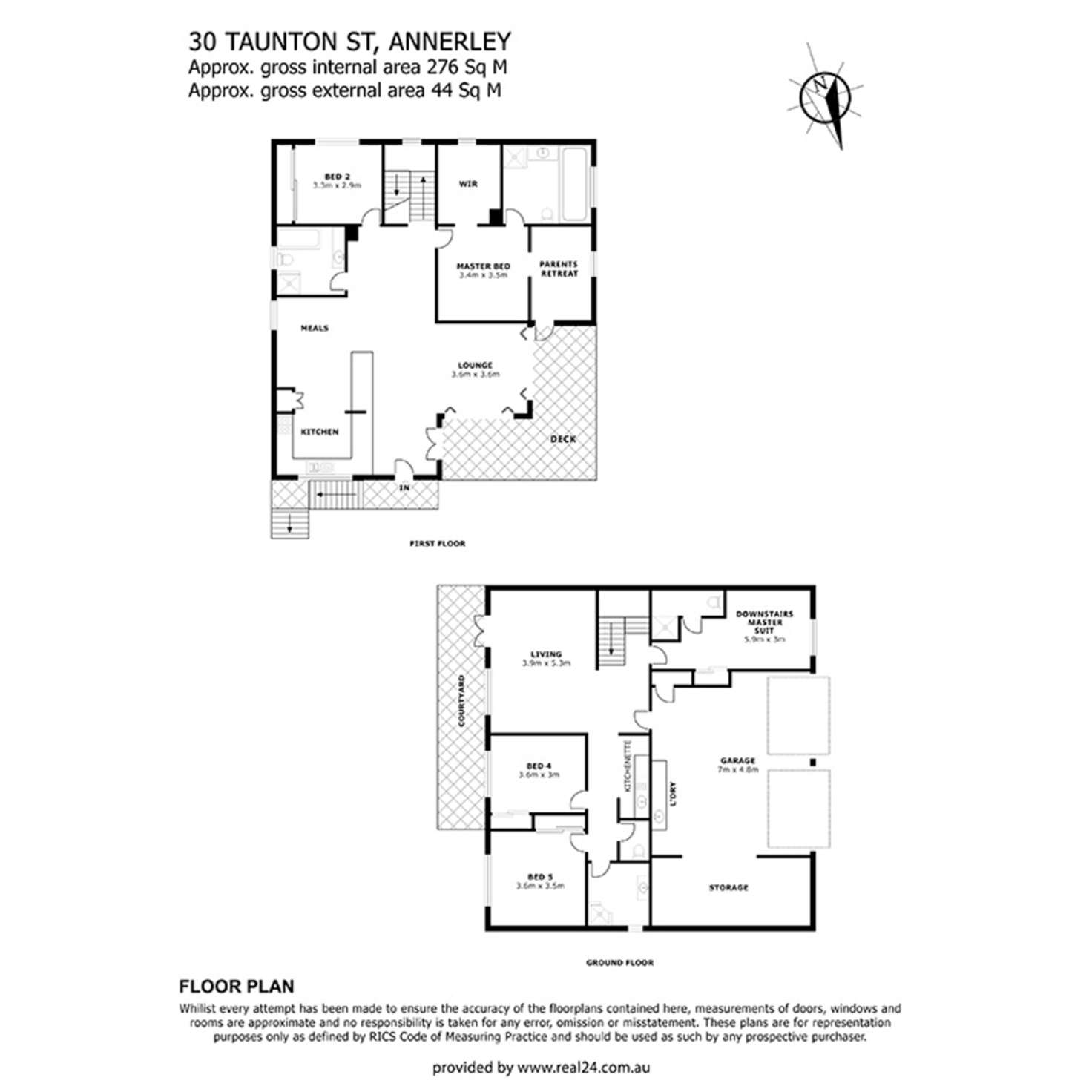 Floorplan of Homely townhouse listing, 4/30 Taunton Street, Annerley QLD 4103