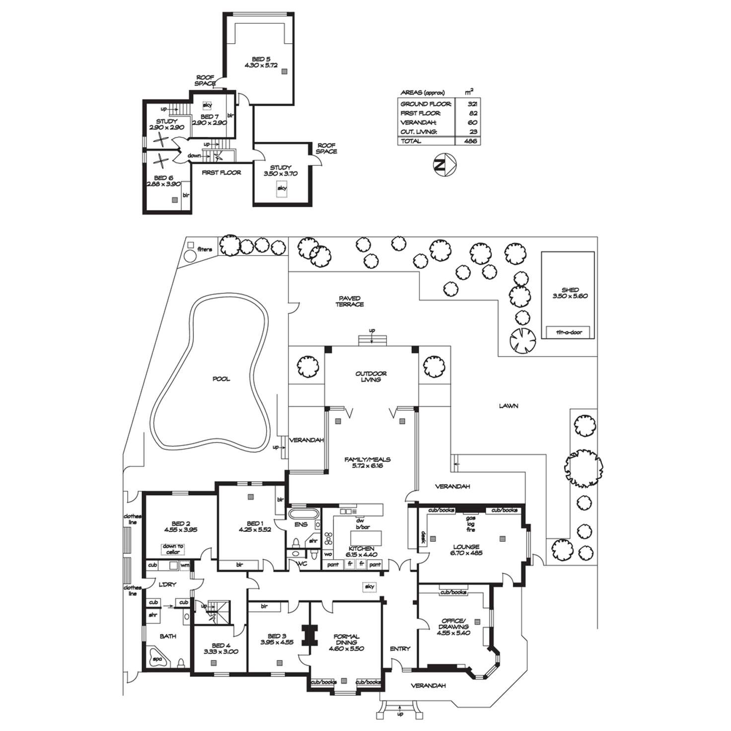 Floorplan of Homely house listing, 25 Greer Street, Hyde Park SA 5061