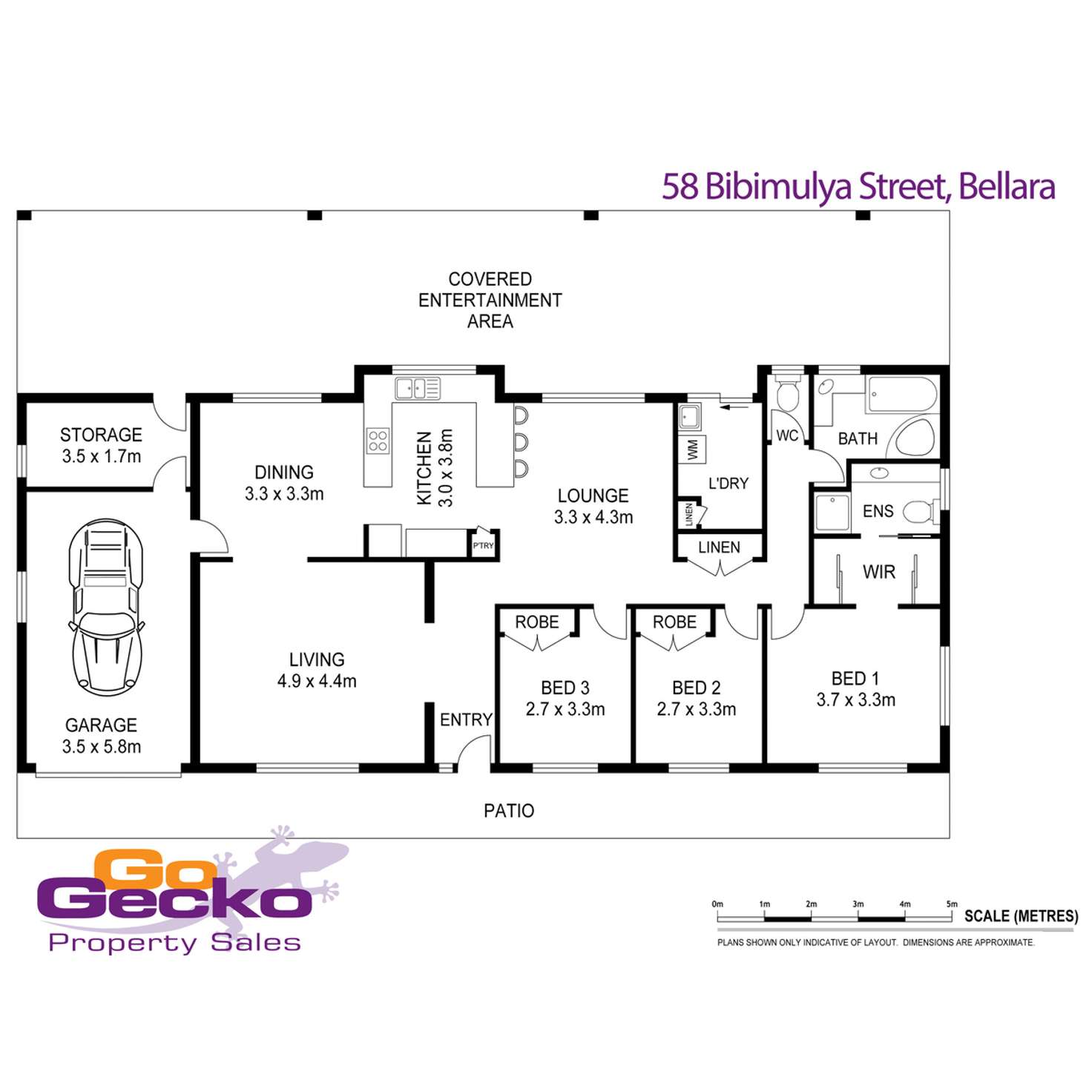 Floorplan of Homely house listing, 58 Bibimulya Street, Bellara QLD 4507