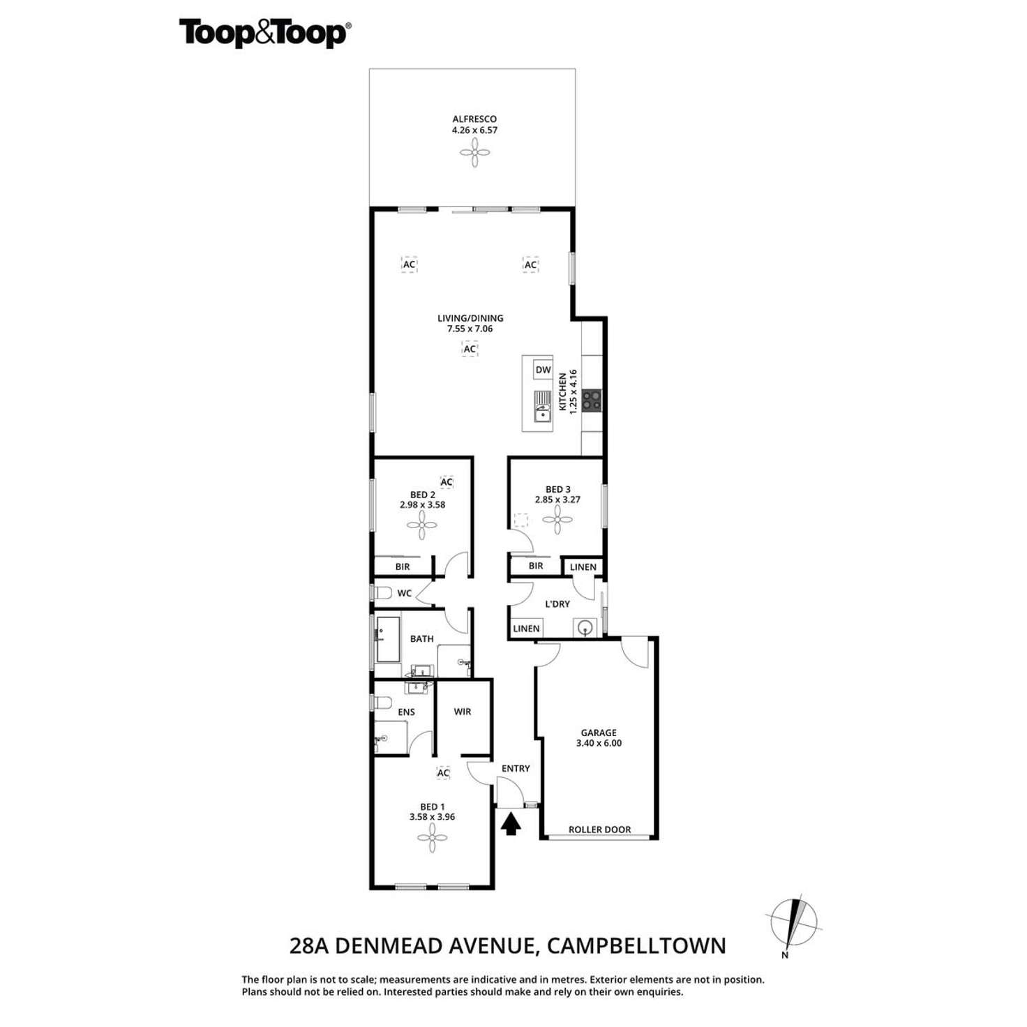 Floorplan of Homely house listing, 28A Denmead Avenue, Campbelltown SA 5074