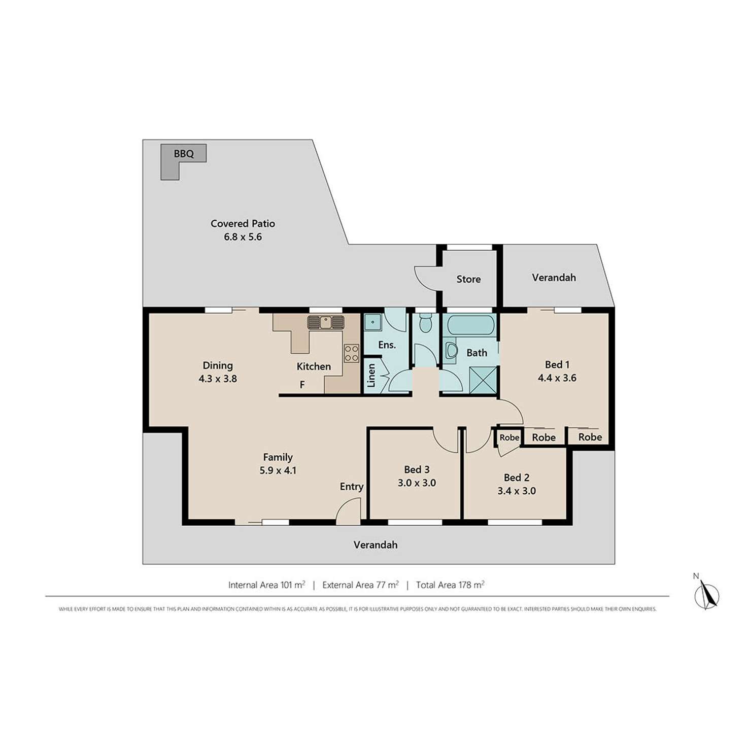 Floorplan of Homely house listing, 38 Owens Street, Boronia Heights QLD 4124