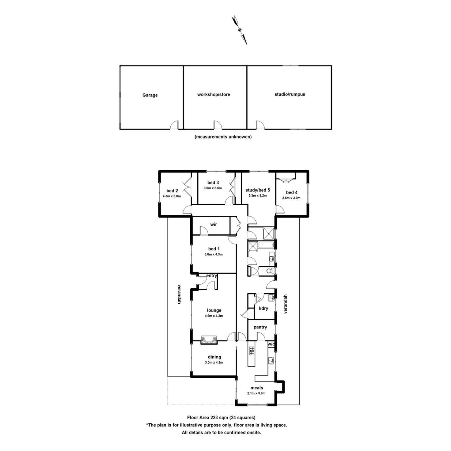 Floorplan of Homely house listing, 640 Beenak Road, Yellingbo VIC 3139