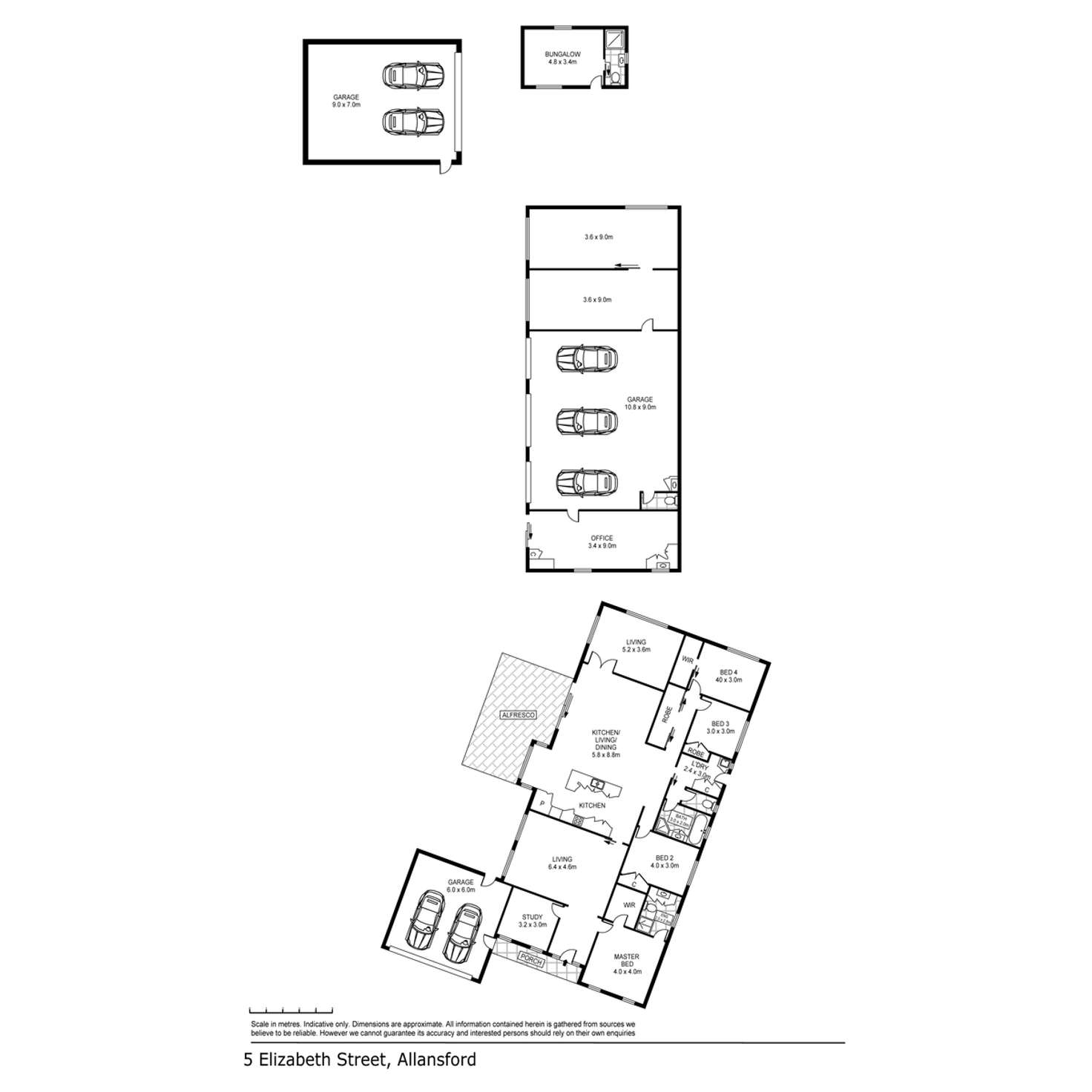 Floorplan of Homely house listing, 5 Elizabeth Street, Allansford VIC 3277