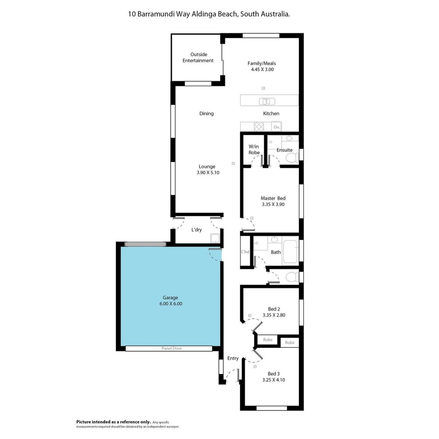 Floorplan of Homely house listing, 10 Barramundi Way, Aldinga Beach SA 5173