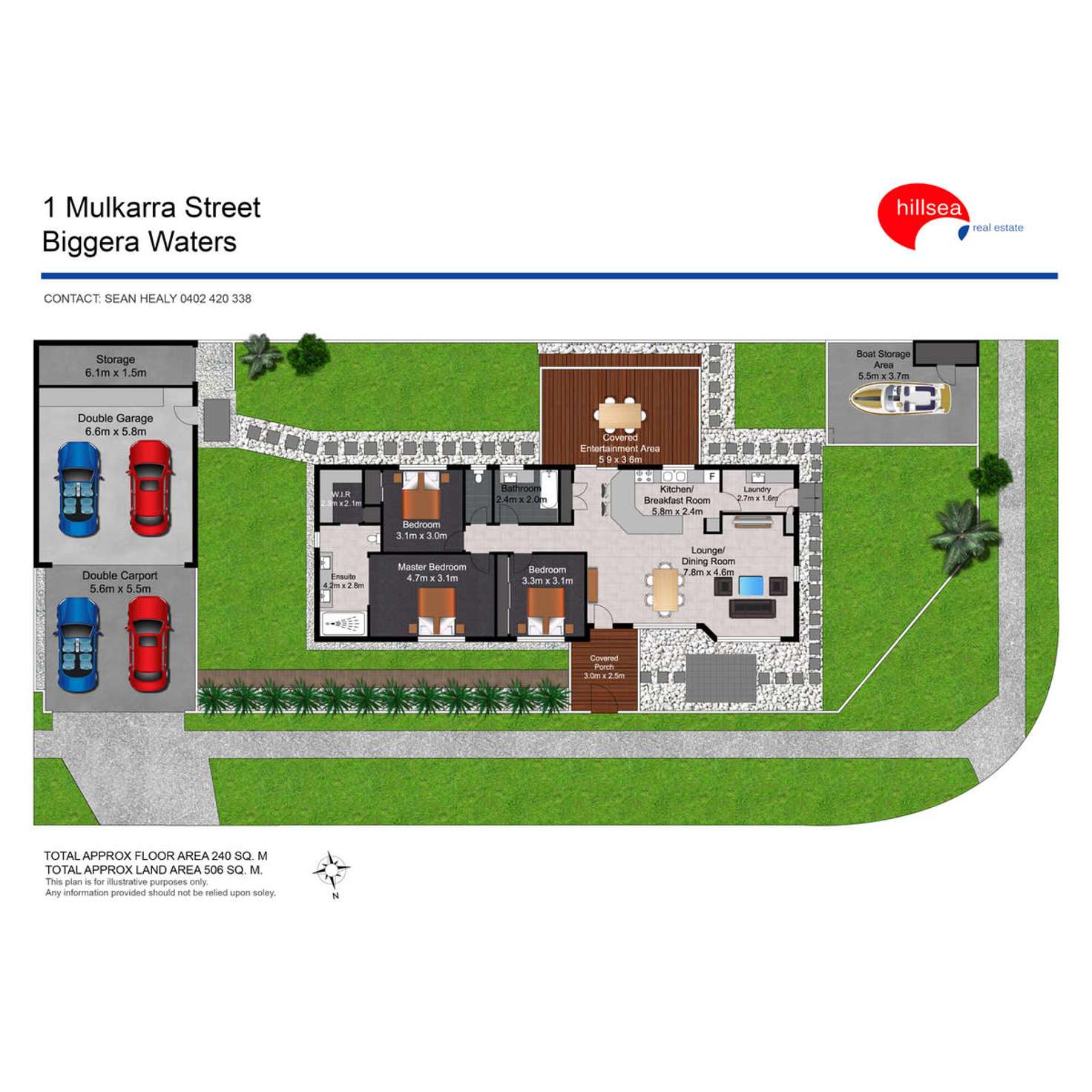 Floorplan of Homely house listing, 1 Mulkarra Street, Biggera Waters QLD 4216