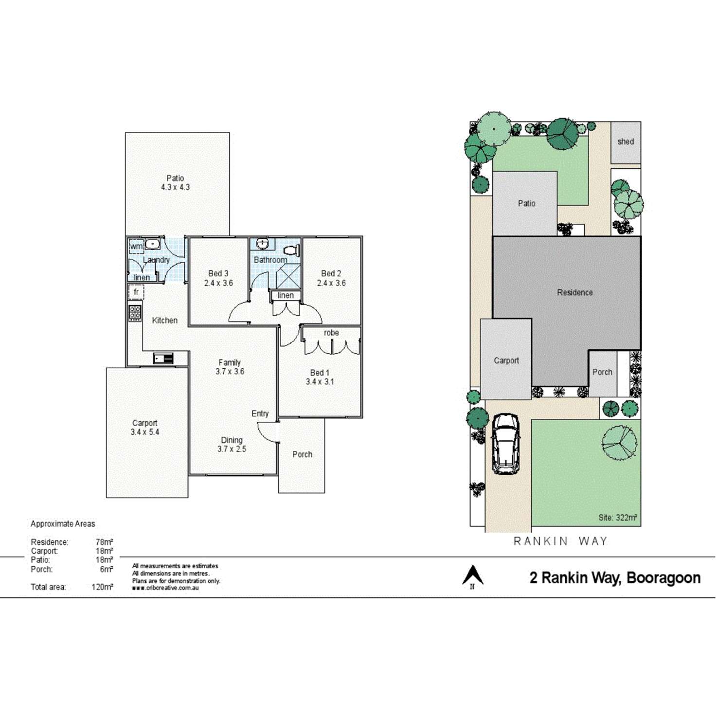 Floorplan of Homely house listing, 2 Rankin Way, Booragoon WA 6154