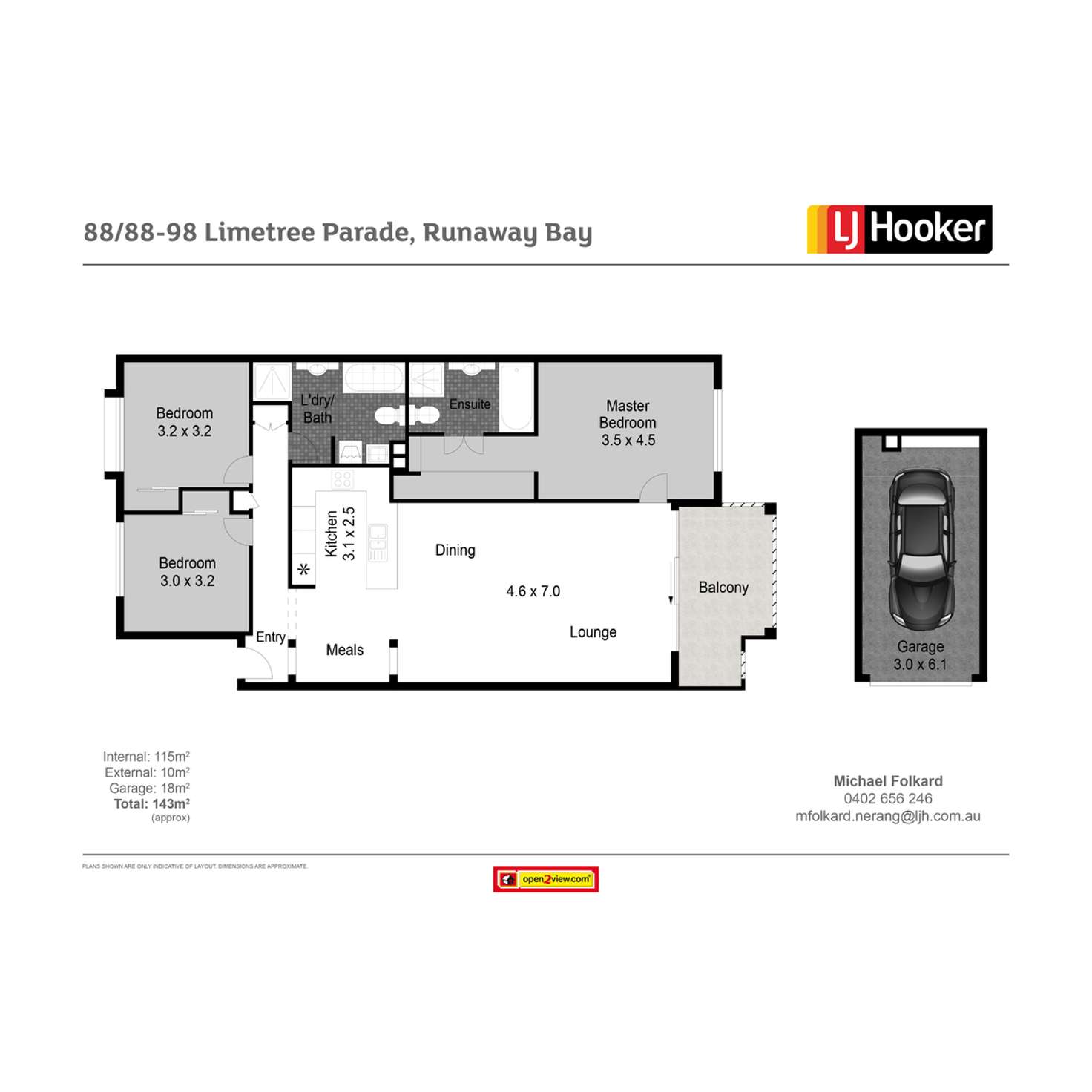 Floorplan of Homely apartment listing, 88/88-89 Limetree Parade, Runaway Bay QLD 4216