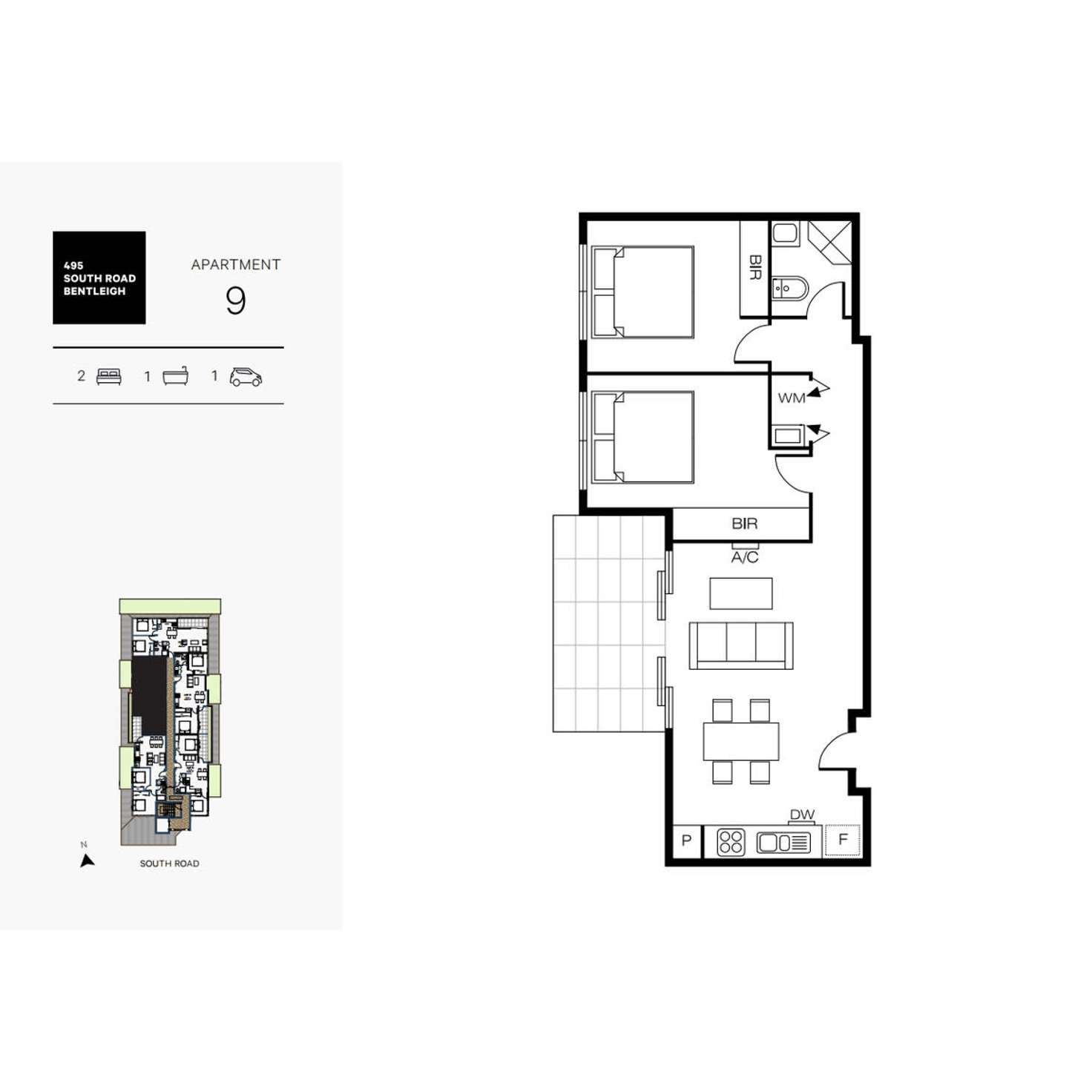 Floorplan of Homely apartment listing, 102/495 South Road, Bentleigh VIC 3204