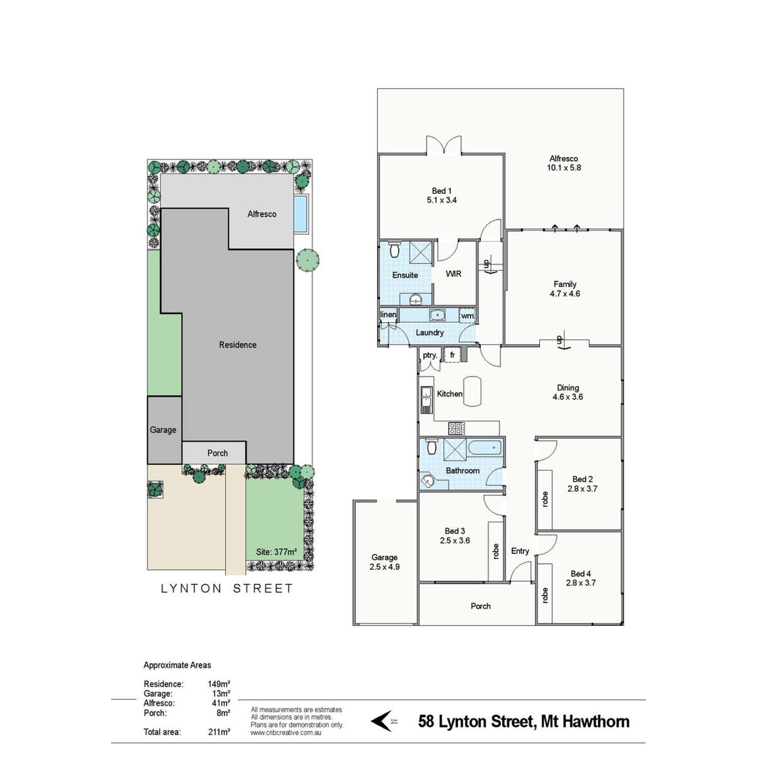 Floorplan of Homely house listing, 58 Lynton Street, Mount Hawthorn WA 6016