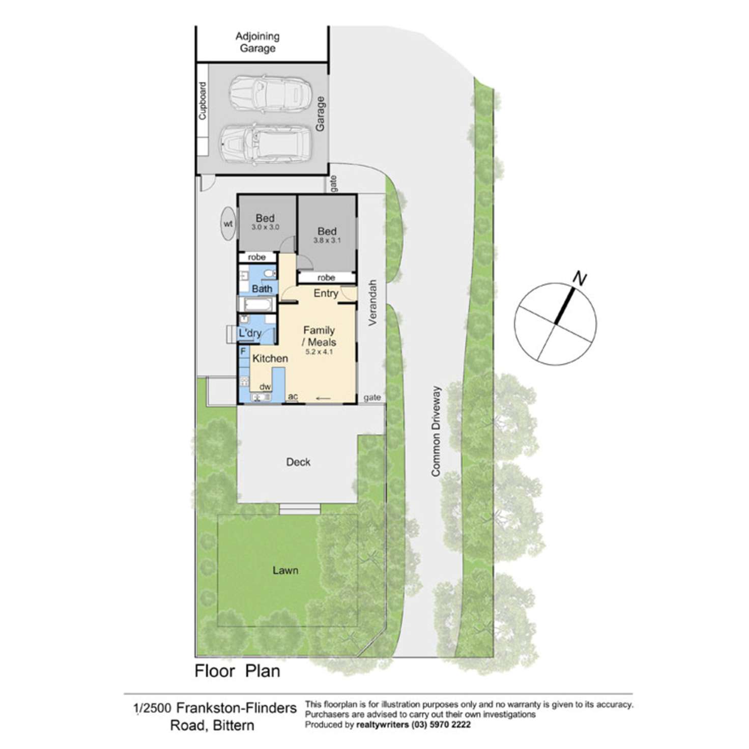 Floorplan of Homely house listing, 1/2500 Frankston- Flinders Road, Bittern VIC 3918