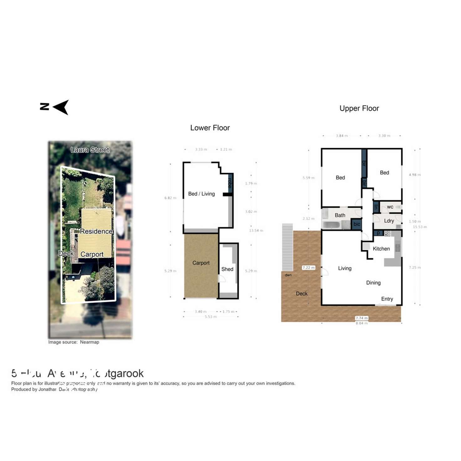 Floorplan of Homely house listing, 5 Fleur Avenue, Tootgarook VIC 3941