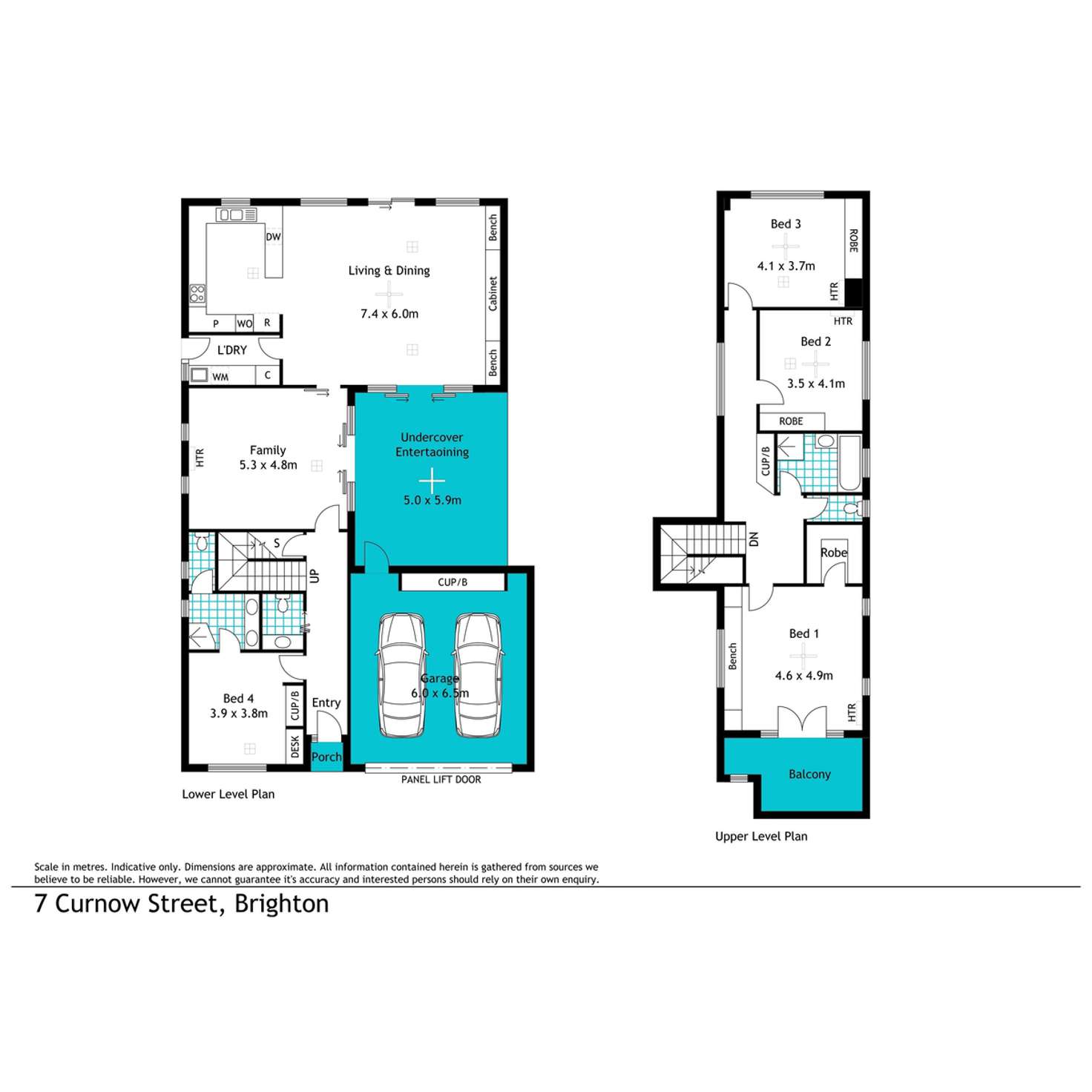 Floorplan of Homely house listing, 7 Curnow Street, Brighton SA 5048