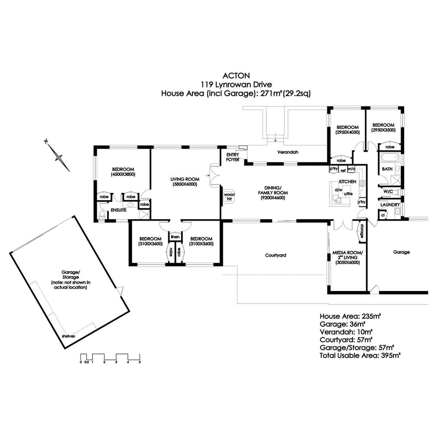 Floorplan of Homely house listing, 119 Lynrowan Drive, Acton Park TAS 7170