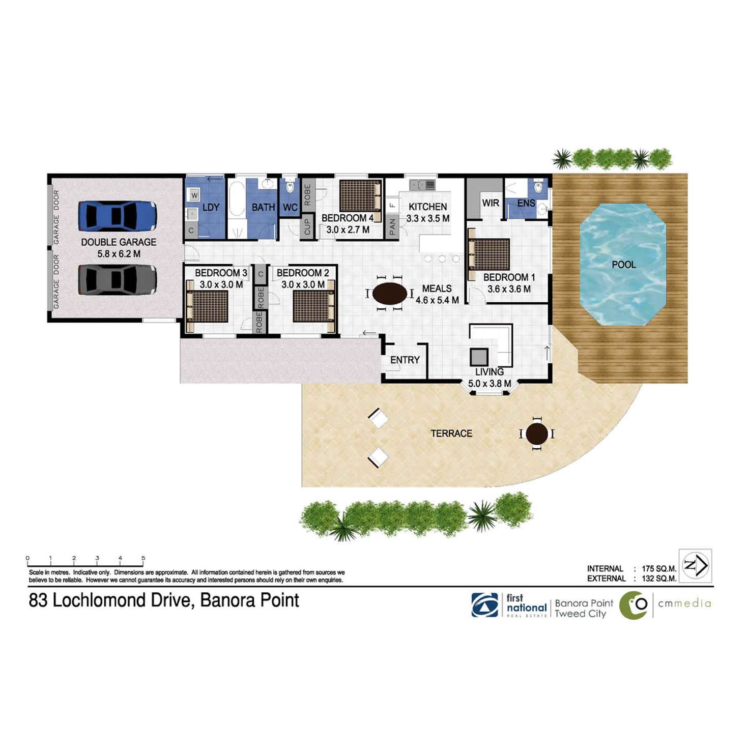 Floorplan of Homely house listing, 83 Lochlomond Drive, Banora Point NSW 2486