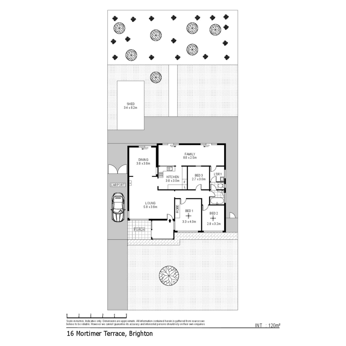 Floorplan of Homely house listing, 16 Mortimer Terrace, Brighton SA 5048