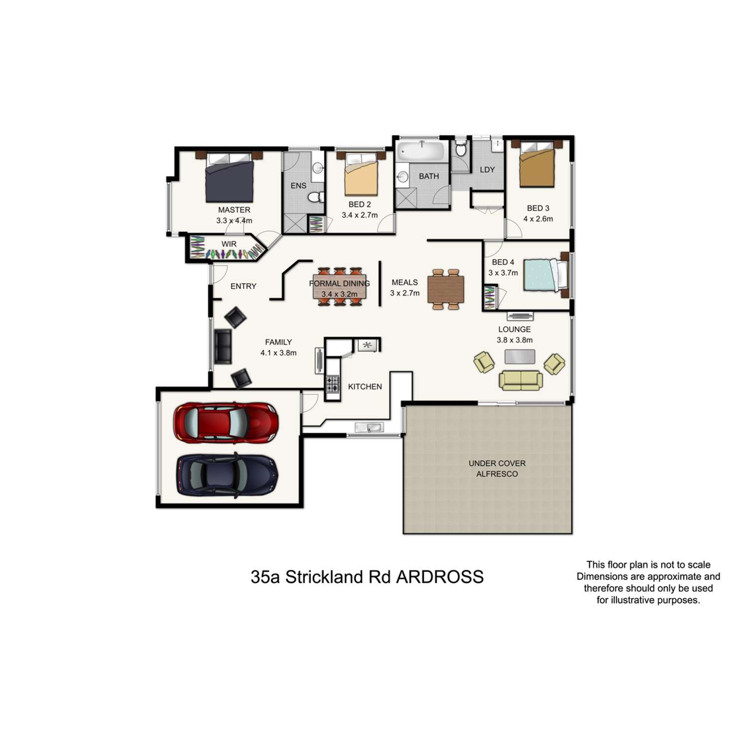 Floorplan of Homely house listing, 35A Strickland Road, Ardross WA 6153