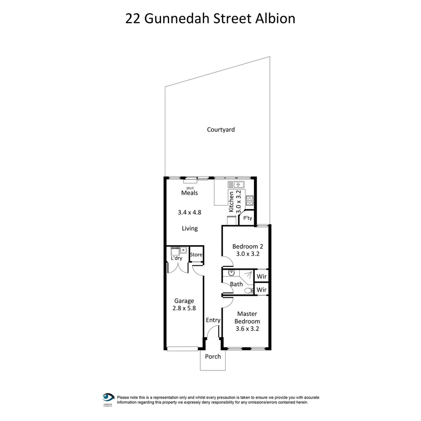 Floorplan of Homely house listing, 22 Gunnedah Street, Albion VIC 3020